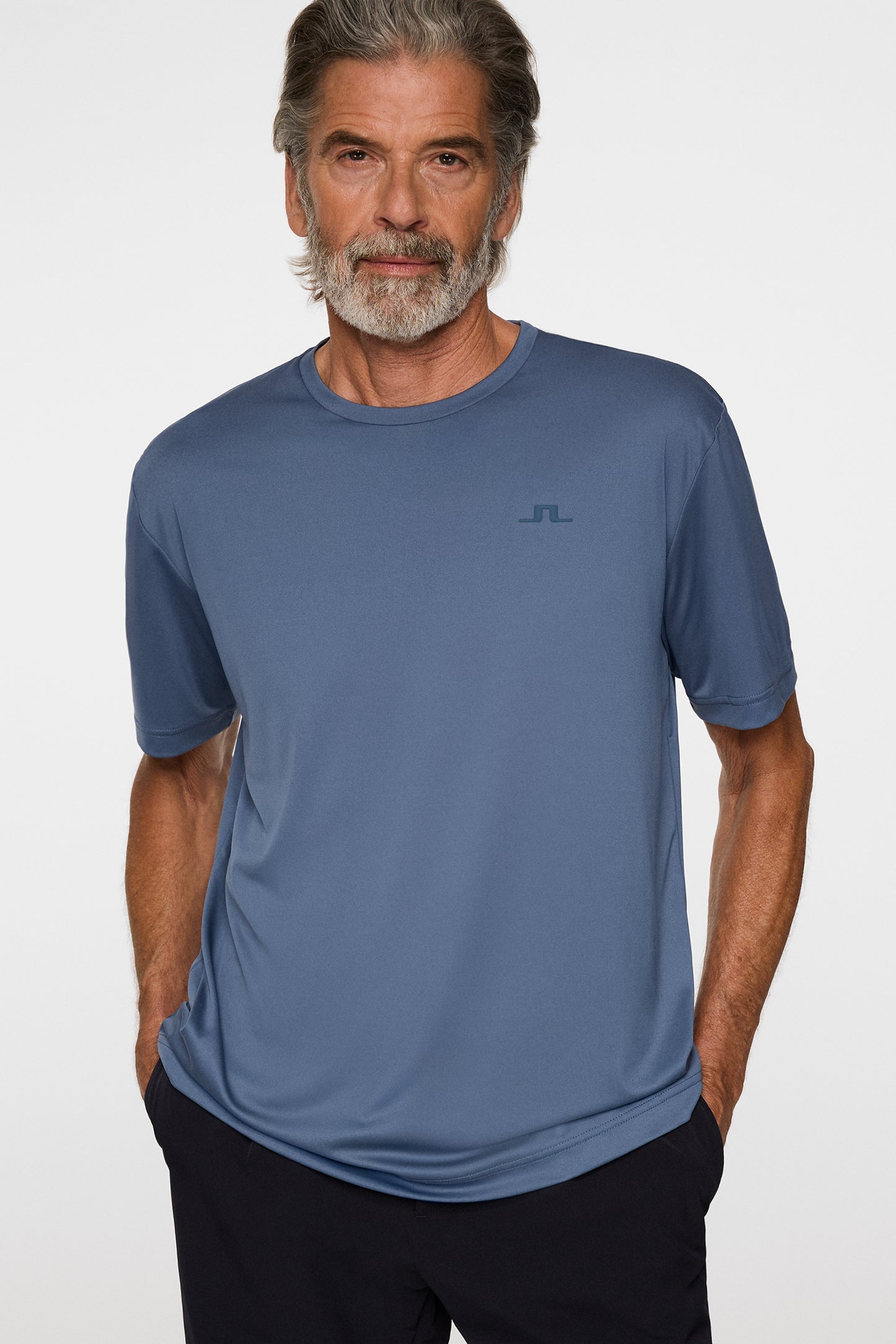 Ade T-shirt in Vintage Indigo by J.Lindeberg