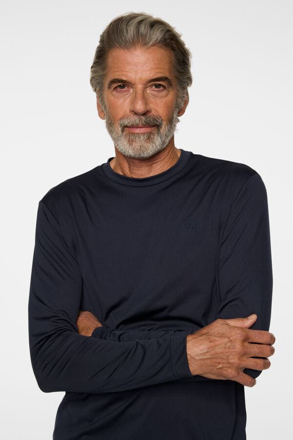 Ade T-shirt LS / JL Navy