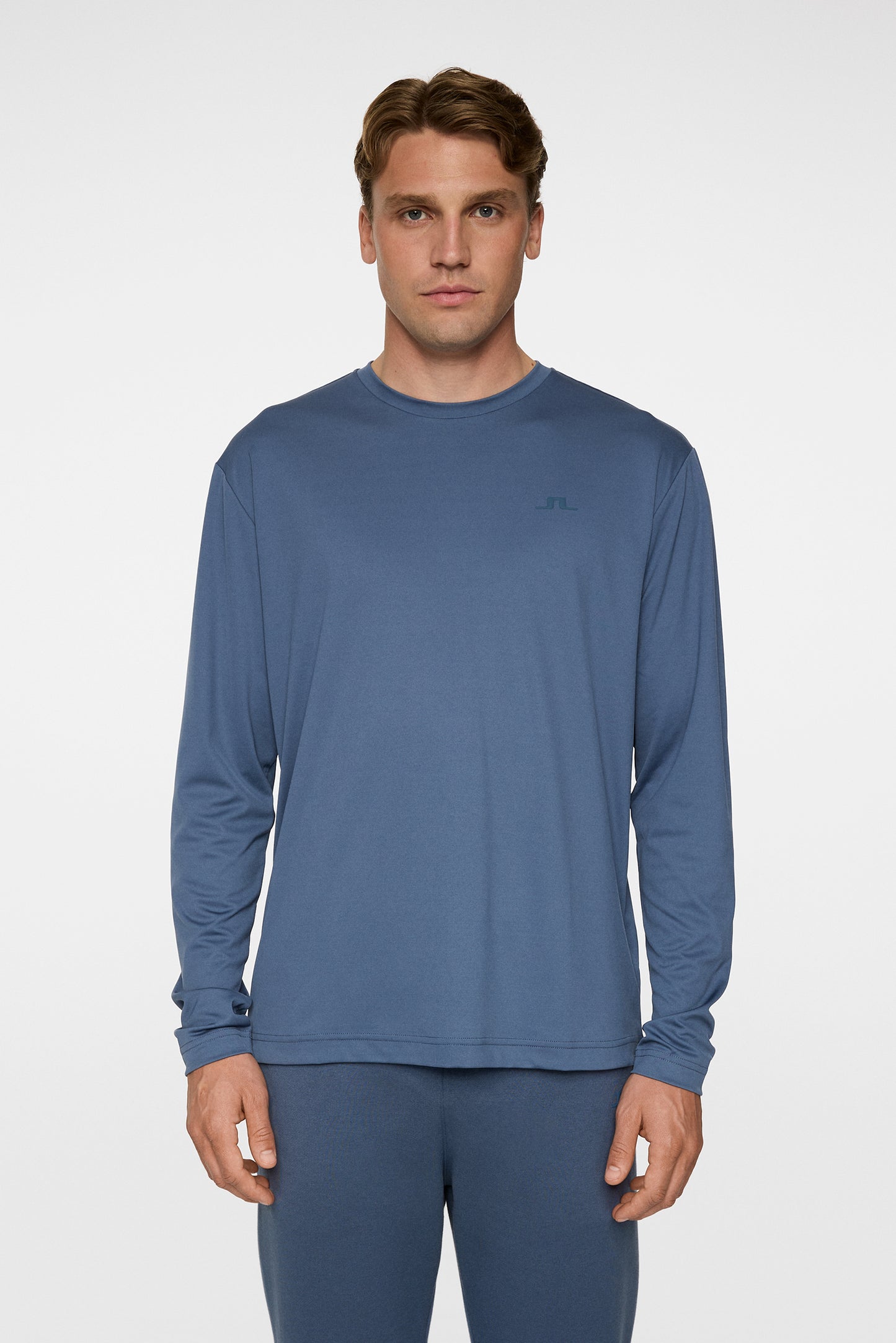 Ade T-shirt LS in Vintage Indigo by J.Lindeberg