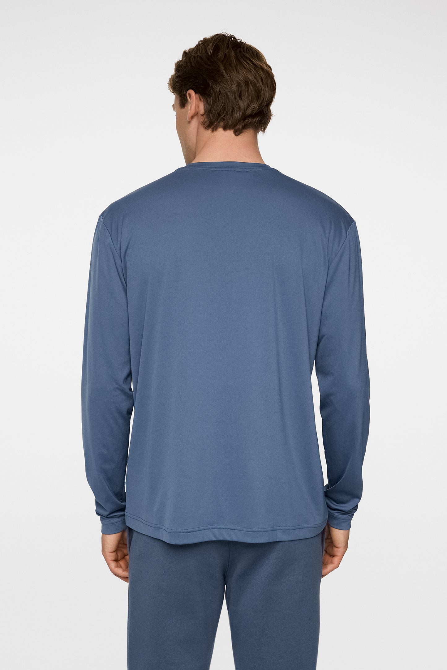 Ade T-shirt LS in Vintage Indigo by J.Lindeberg