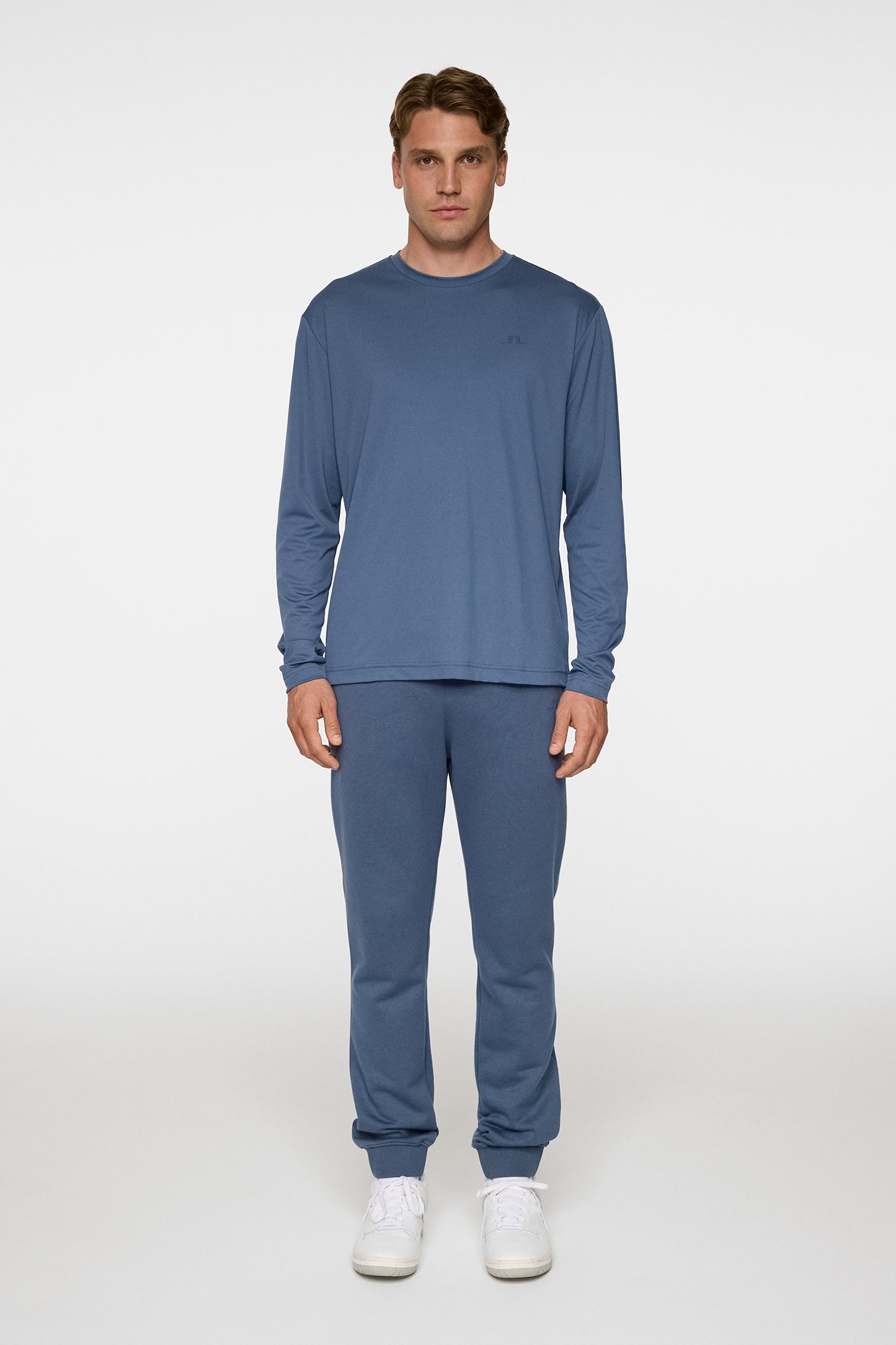 Ade T-shirt LS in Vintage Indigo by J.Lindeberg