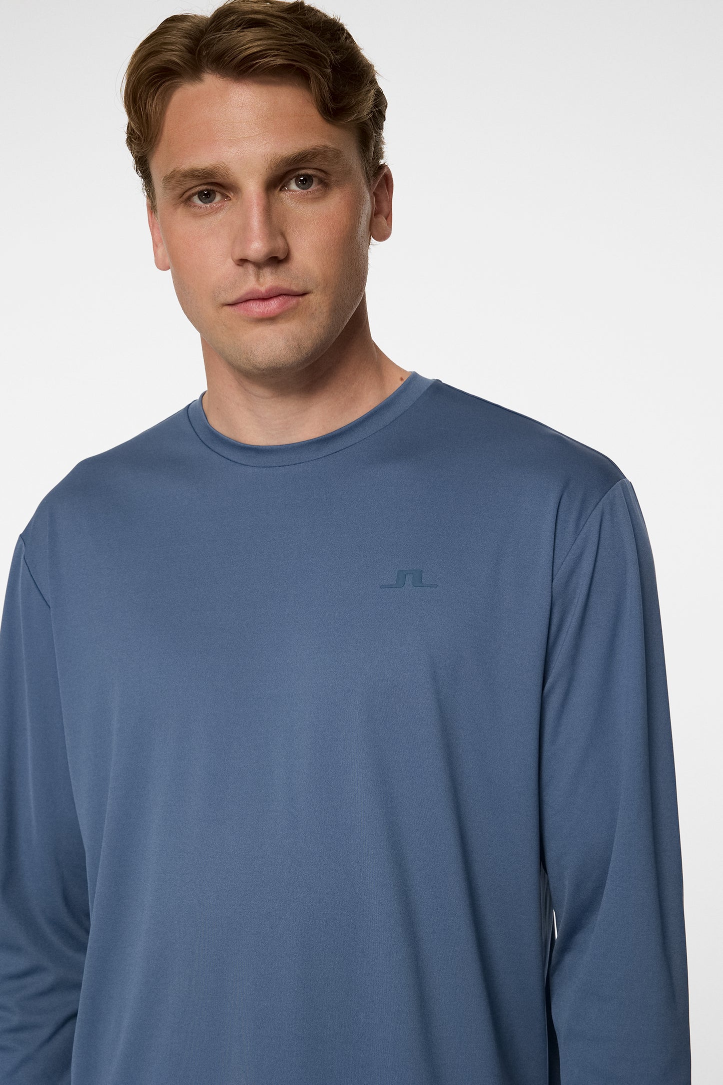 Ade T-shirt LS in Vintage Indigo by J.Lindeberg