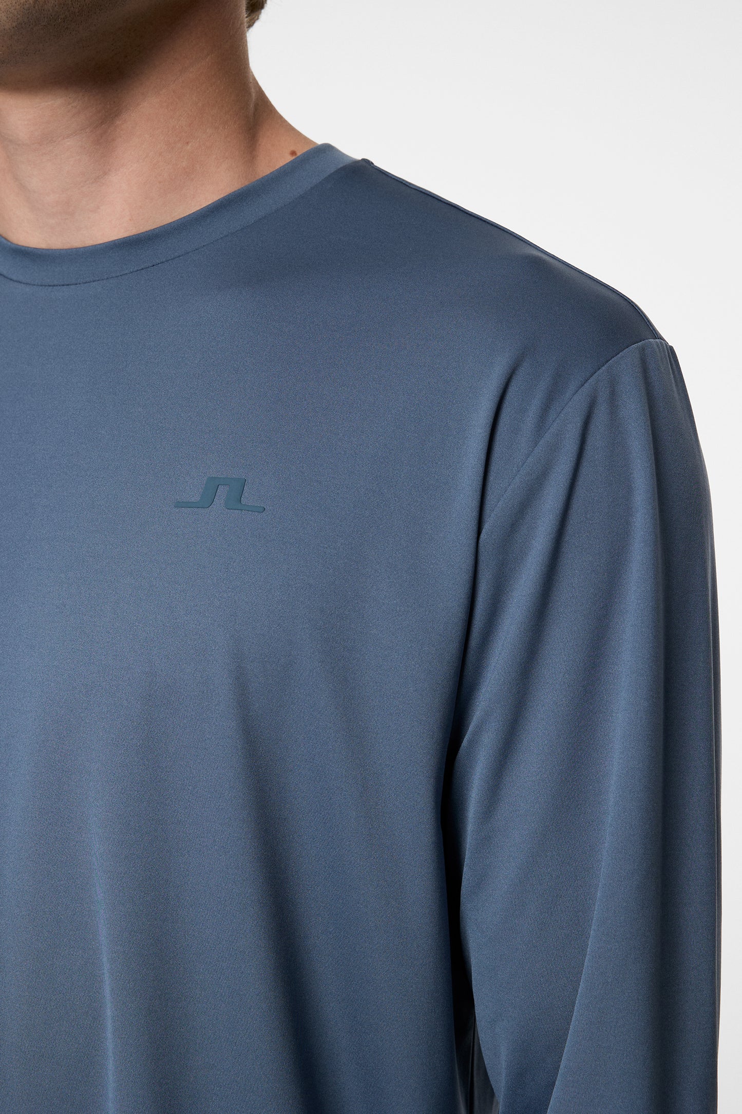 Ade T-shirt LS in Vintage Indigo by J.Lindeberg