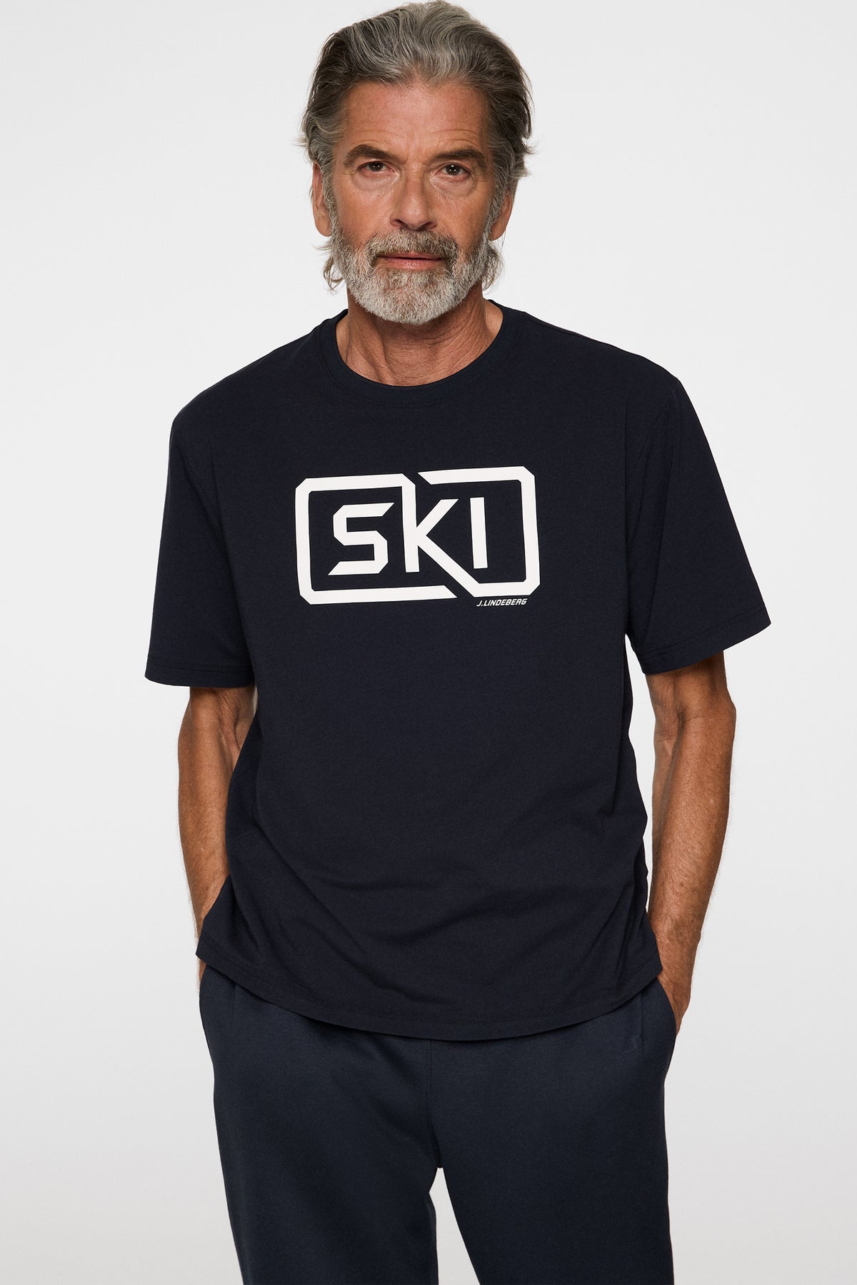 Jayden T-shirt in JL Navy by J.Lindeberg