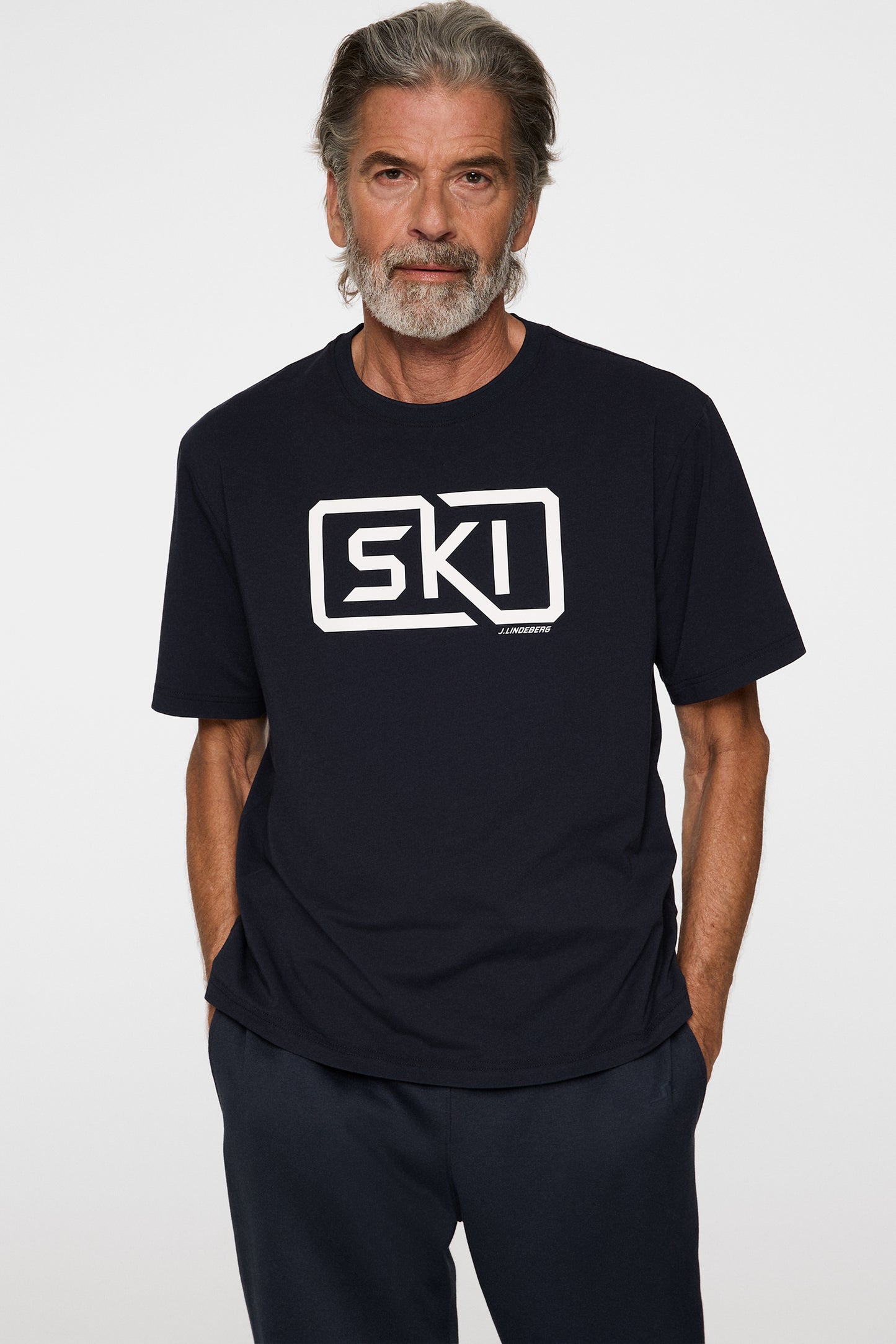 Jayden T-shirt in JL Navy by J.Lindeberg