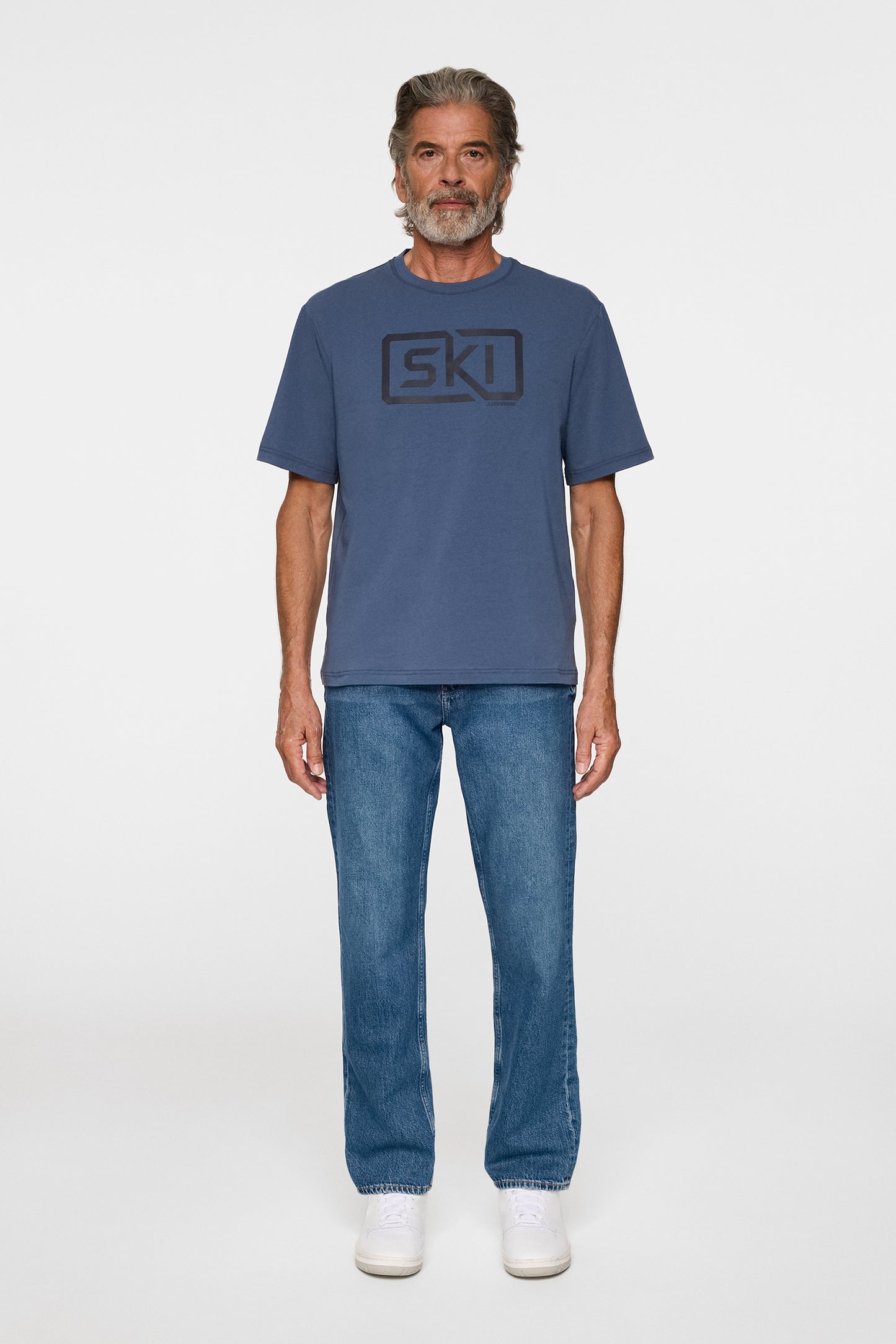 Jayden T-shirt in Vintage Indigo by J.Lindeberg