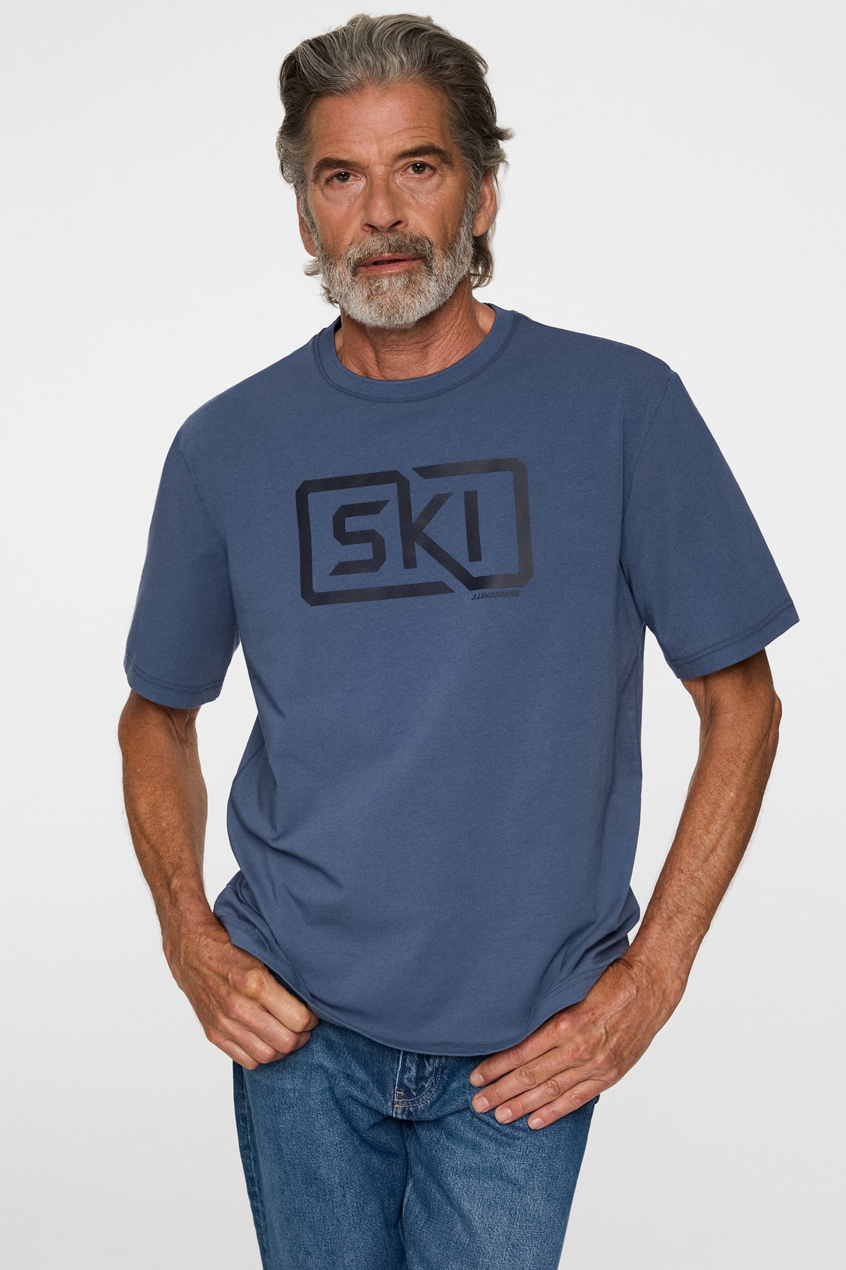 Jayden T-shirt in Vintage Indigo by J.Lindeberg