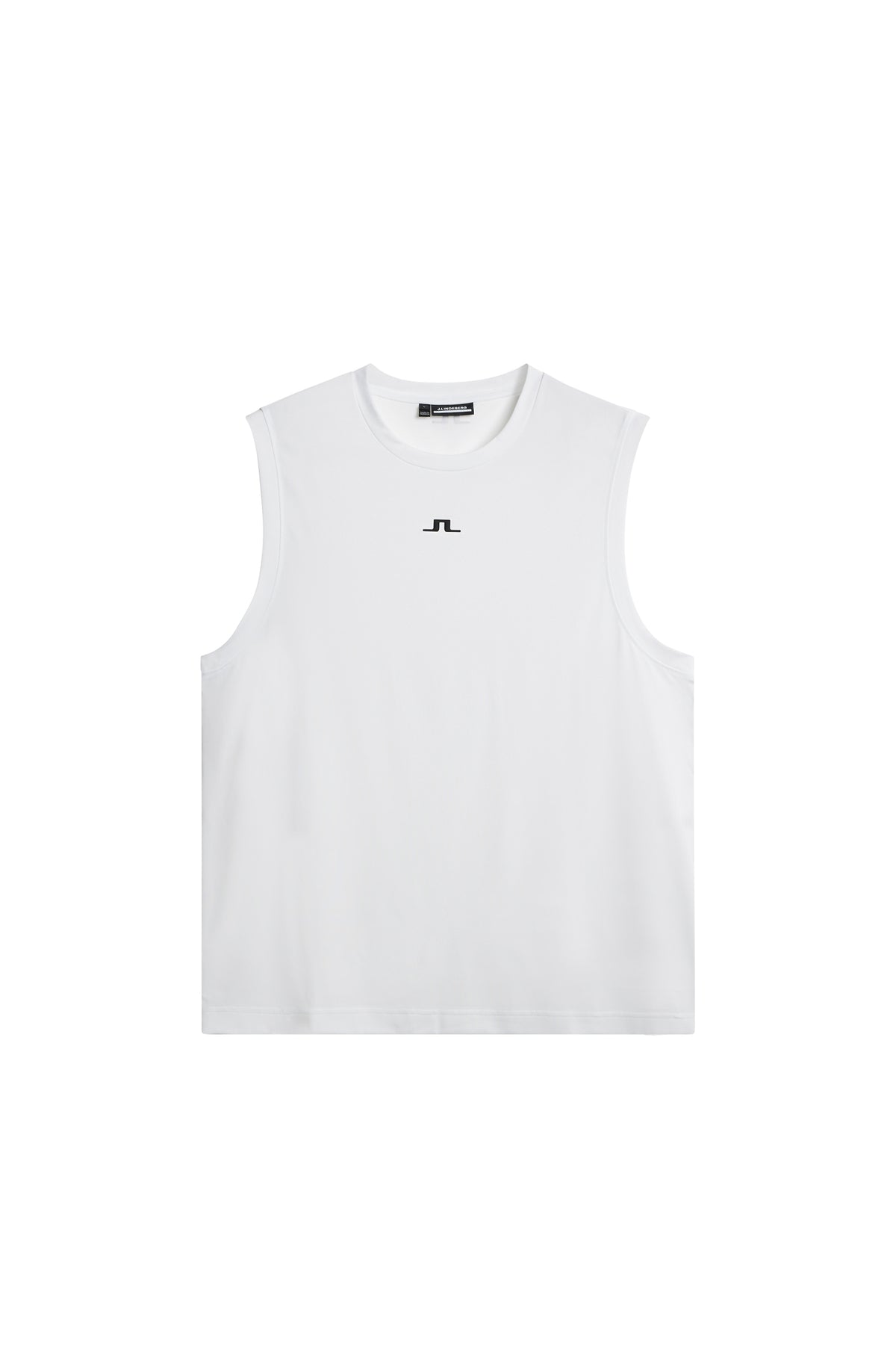 Jack Sleeveless Tee in White by J.Lindeberg