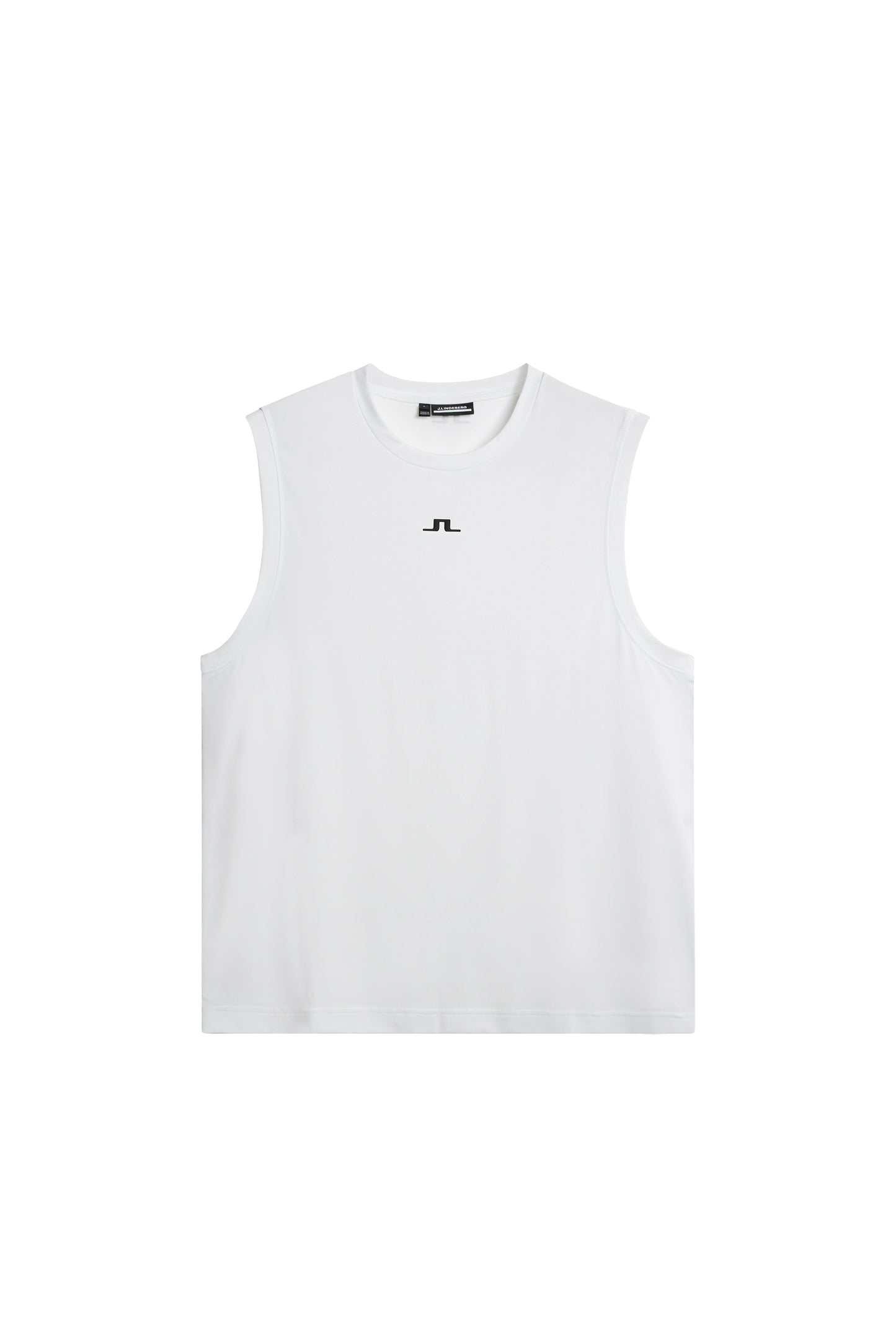 Jack Sleeveless Tee in White by J.Lindeberg