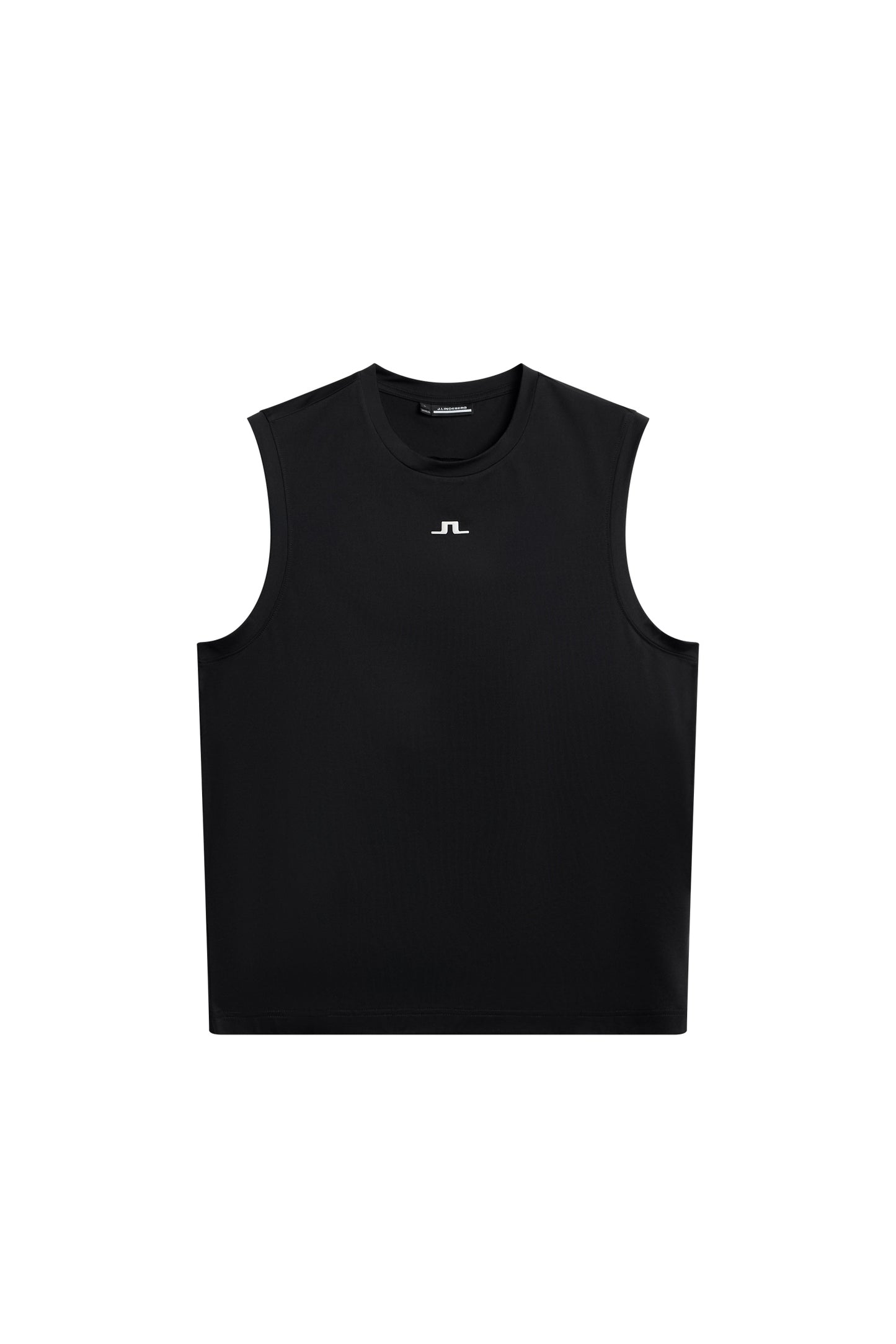 Jack Sleeveless Tee in Black by J.Lindeberg