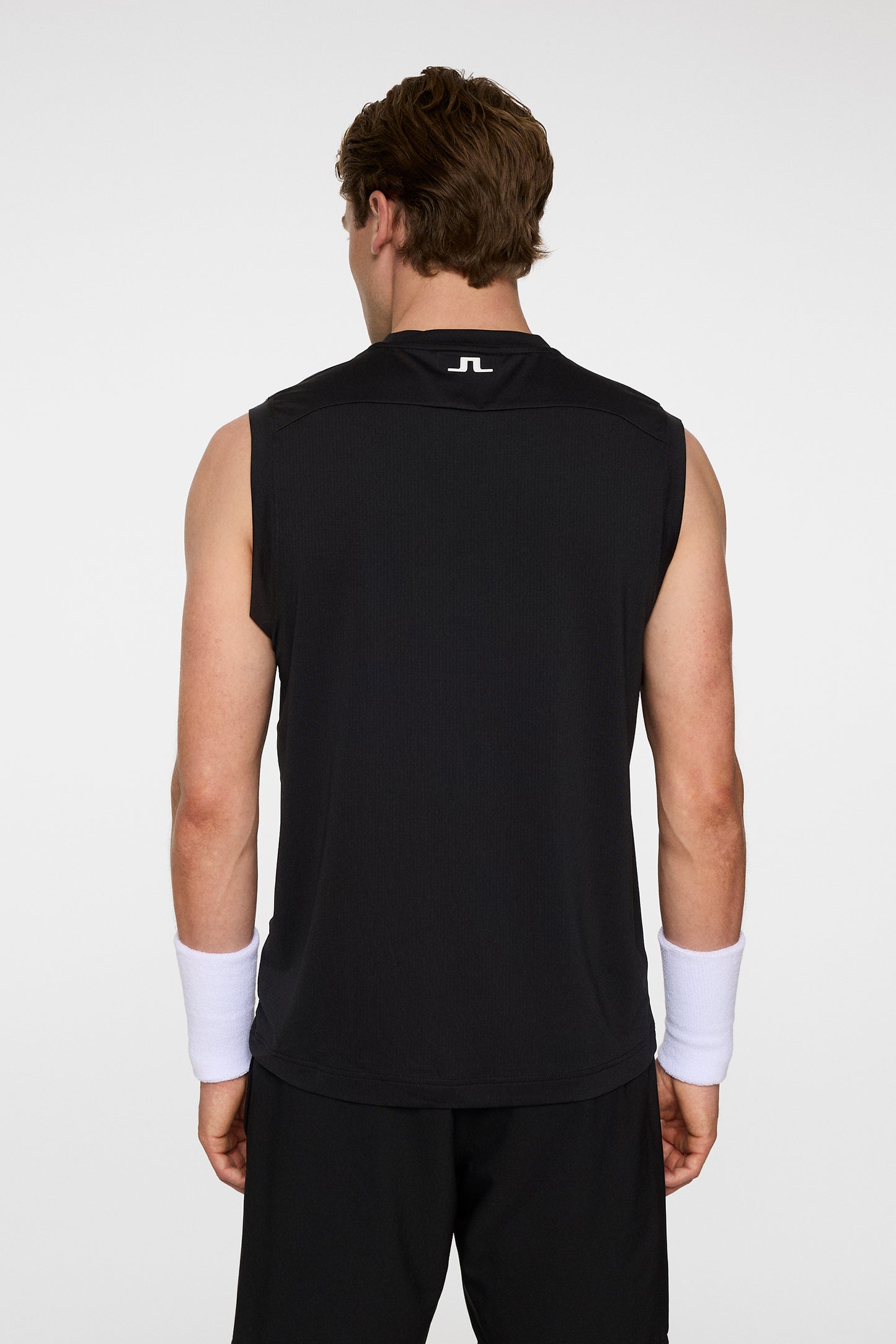 Jack Sleeveless Tee in Black by J.Lindeberg