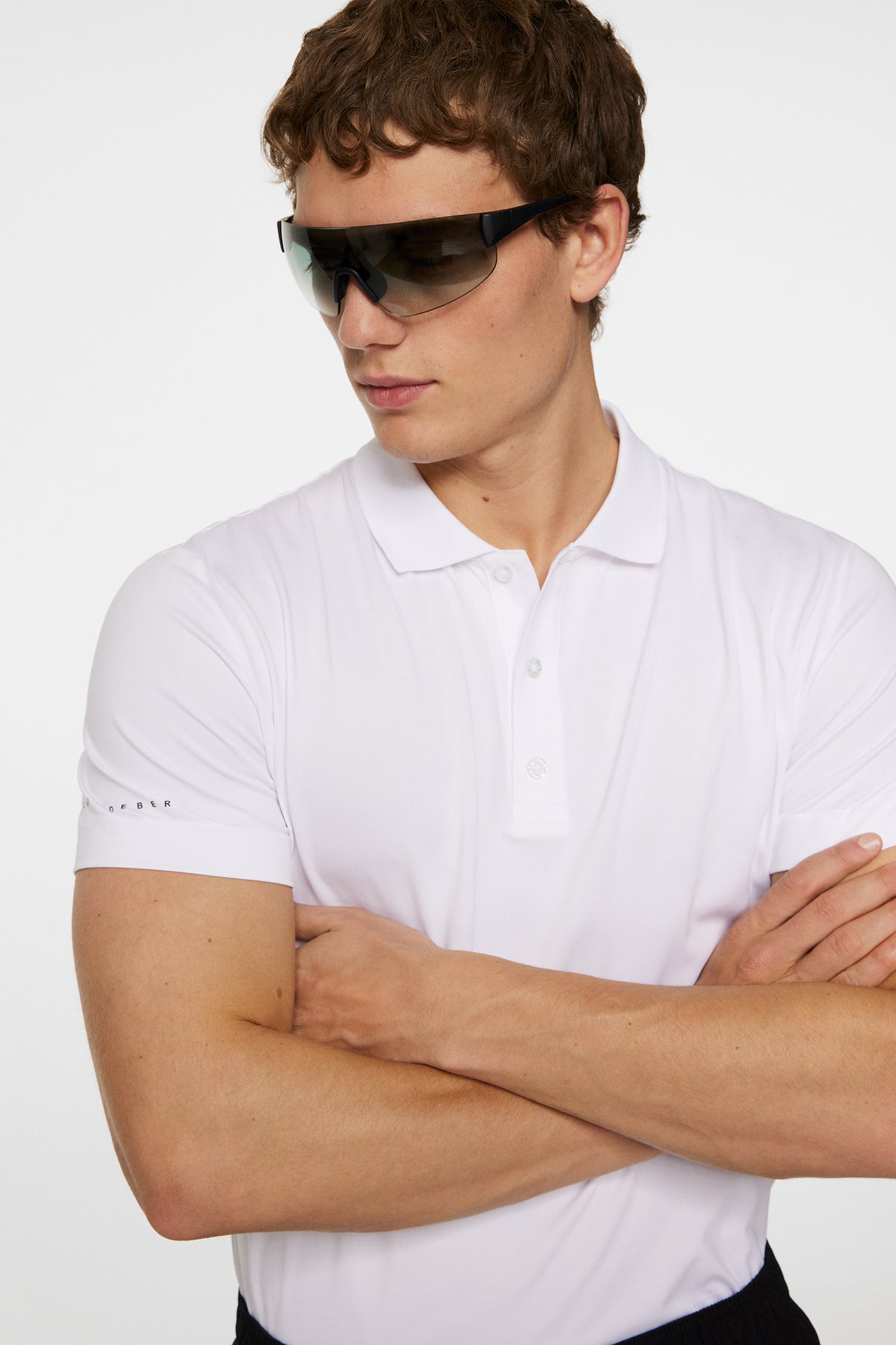 Leroy Polo in White by J.Lindeberg