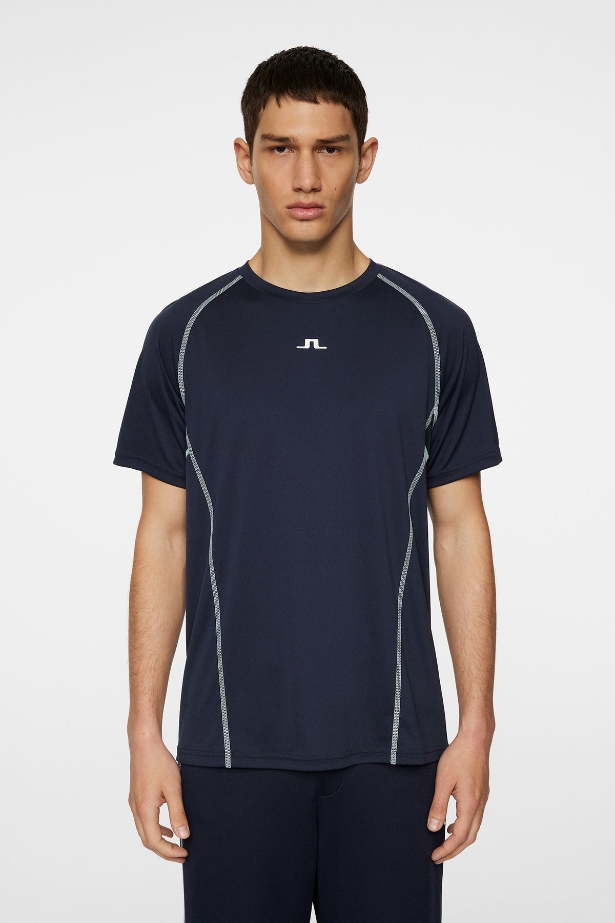 Alfonso Printed T-shirt in JL Navy by J.Lindeberg