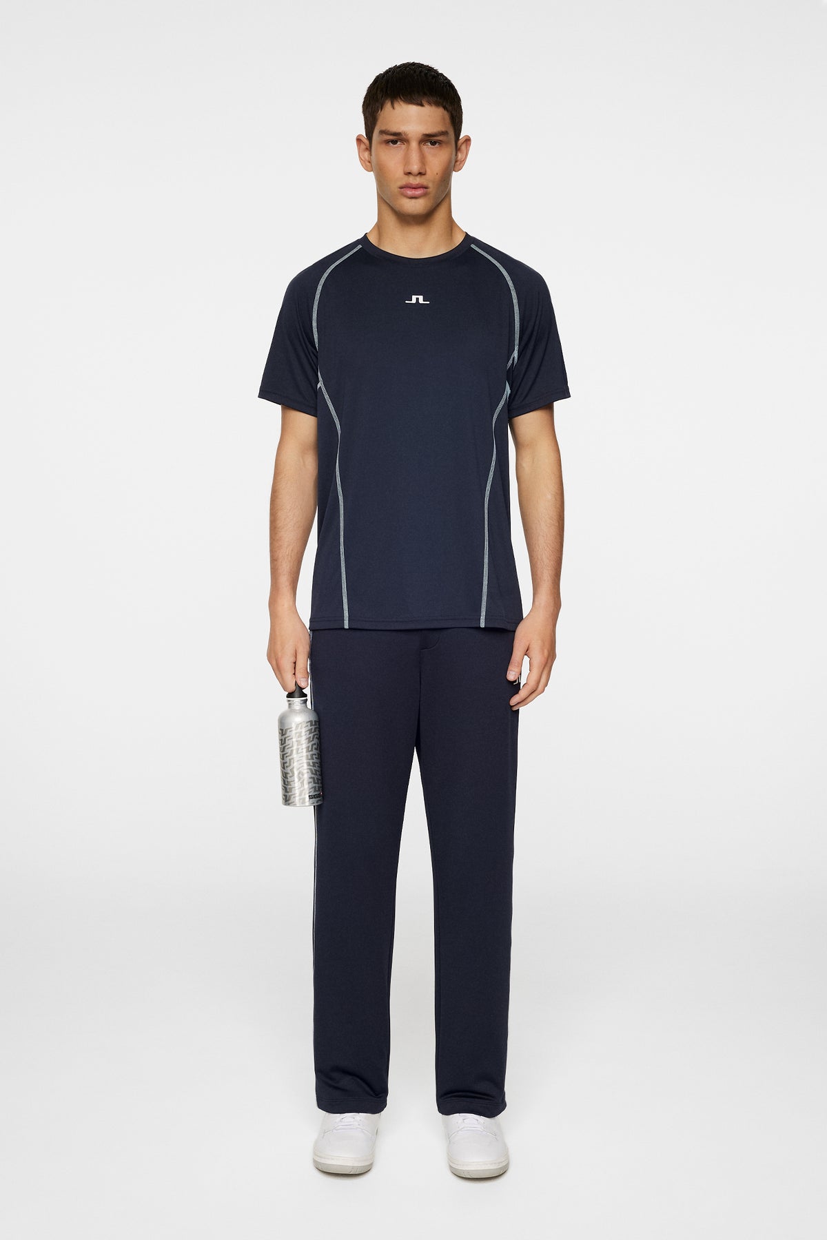 Alfonso Printed T-shirt in JL Navy by J.Lindeberg