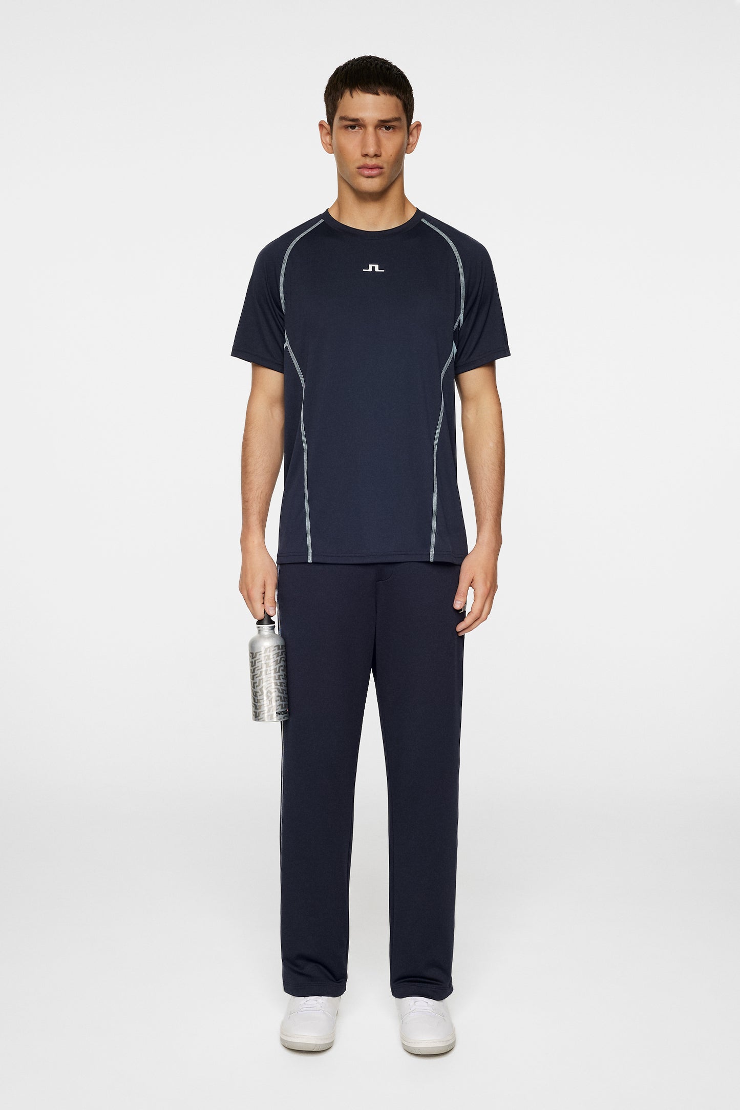 Alfonso Printed T-shirt in JL Navy by J.Lindeberg