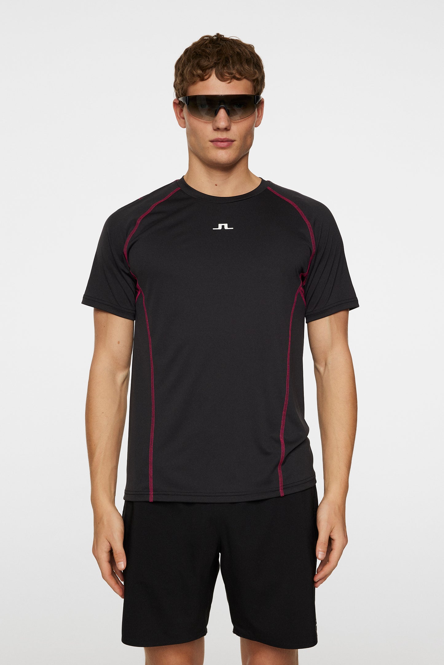 Alfonso Printed T-shirt in Black by J.Lindeberg