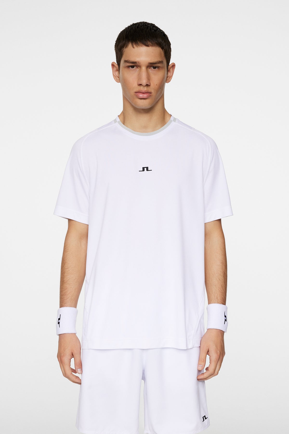 Colten Tech T-shirt in White by J.Lindeberg