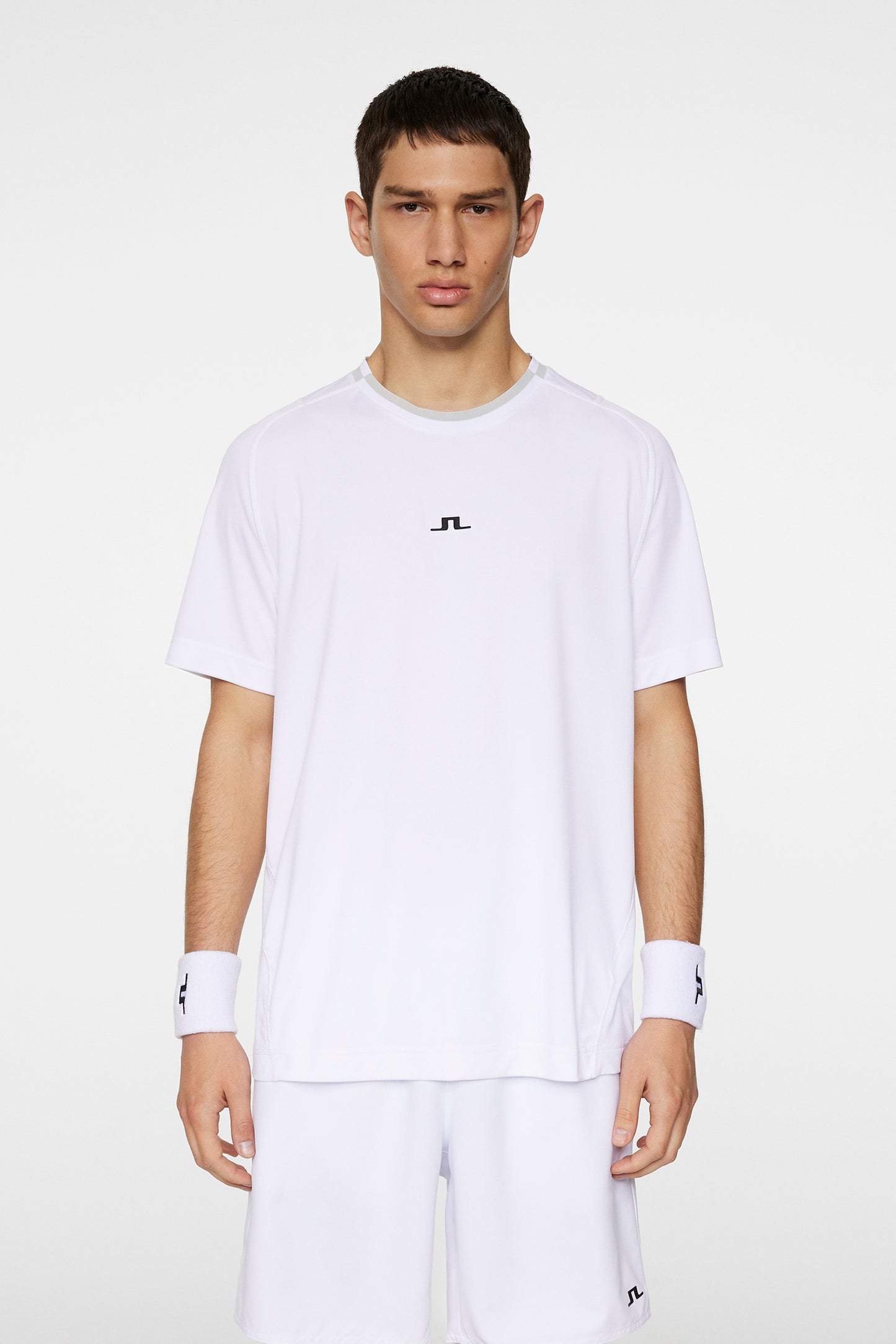 Colten Tech T-shirt in White by J.Lindeberg