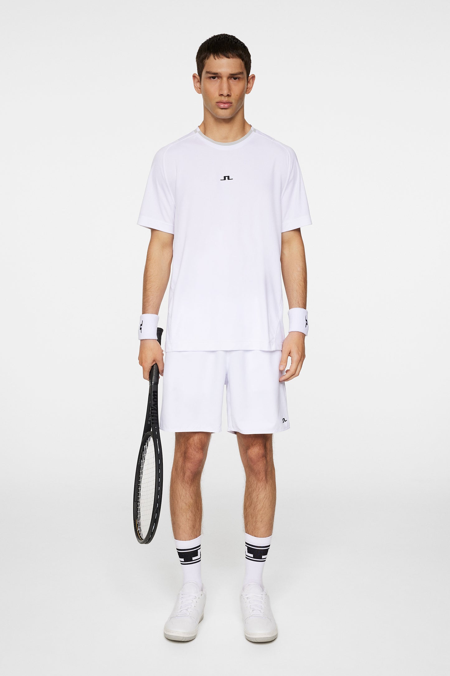 Colten Tech T-shirt in White by J.Lindeberg