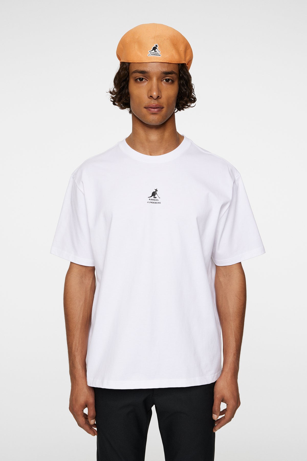 Davie T-shirt in White by J.Lindeberg