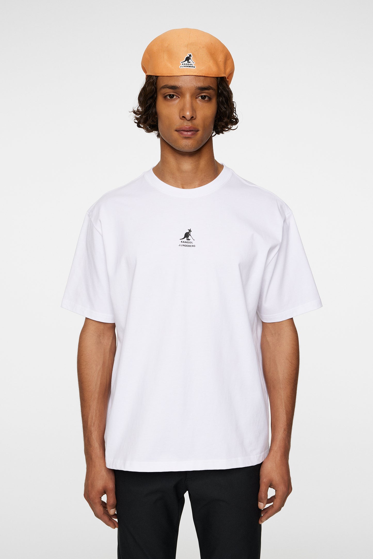 Davie T-shirt in White by J.Lindeberg