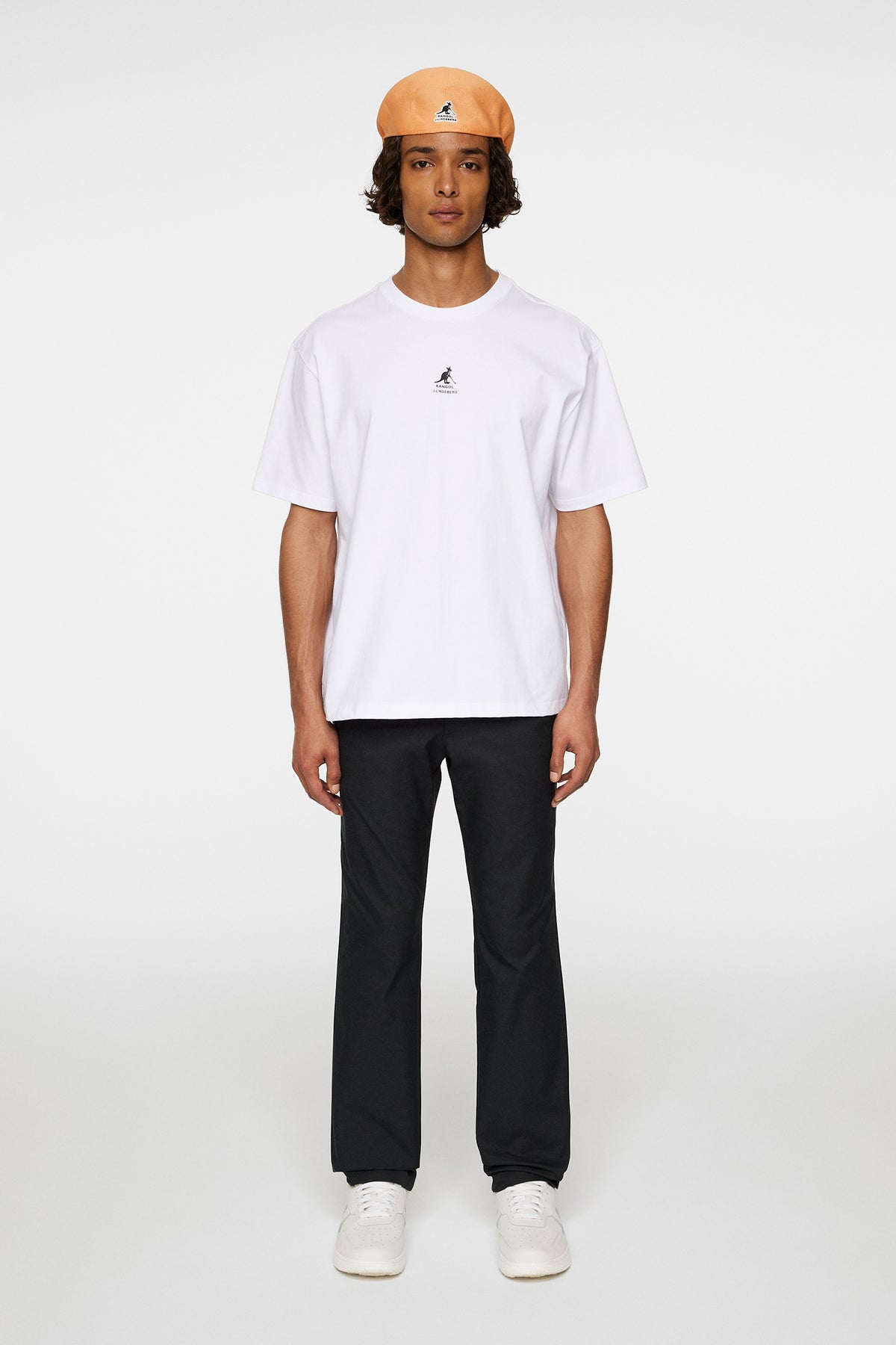 Davie T-shirt in White by J.Lindeberg
