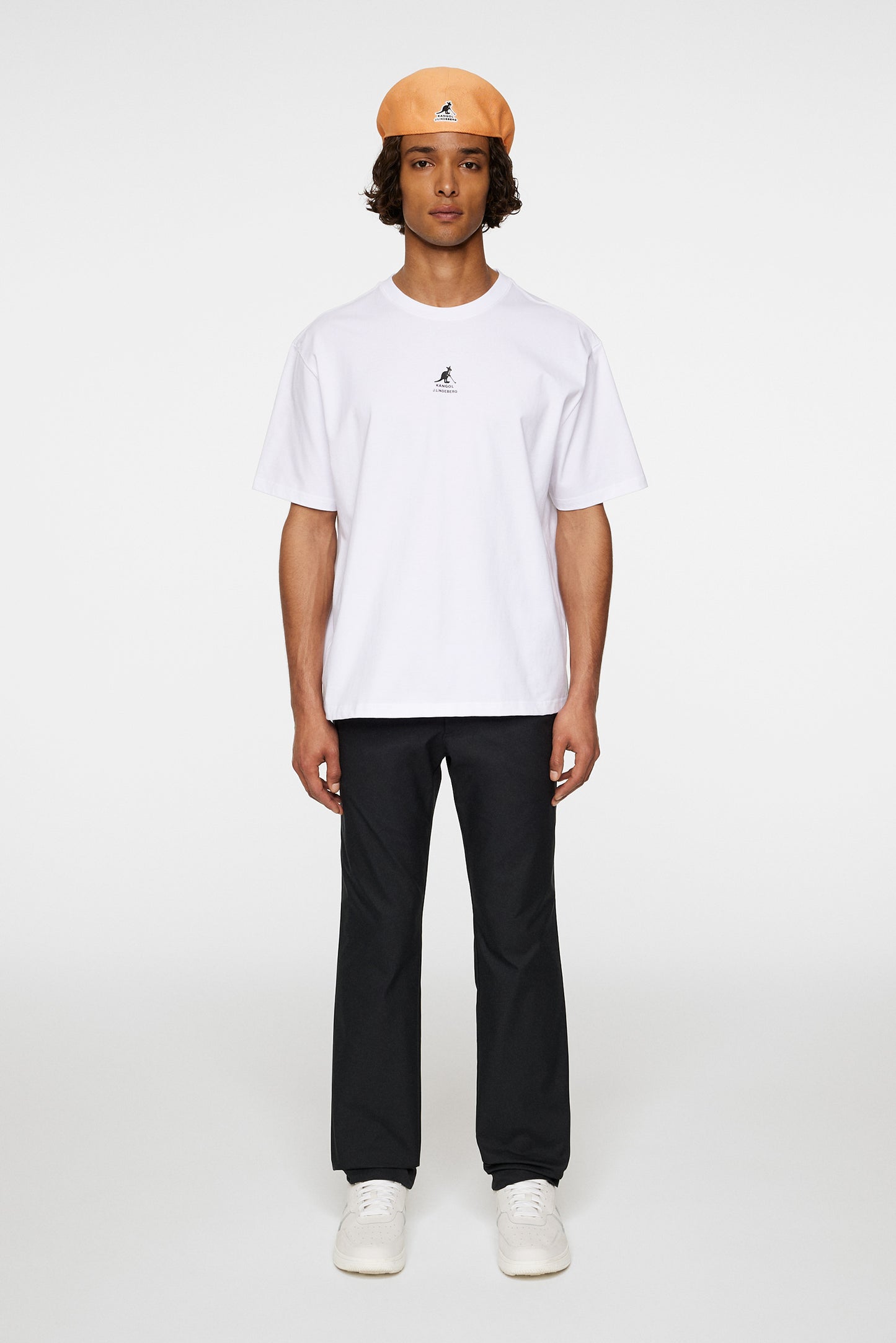 Davie T-shirt in White by J.Lindeberg