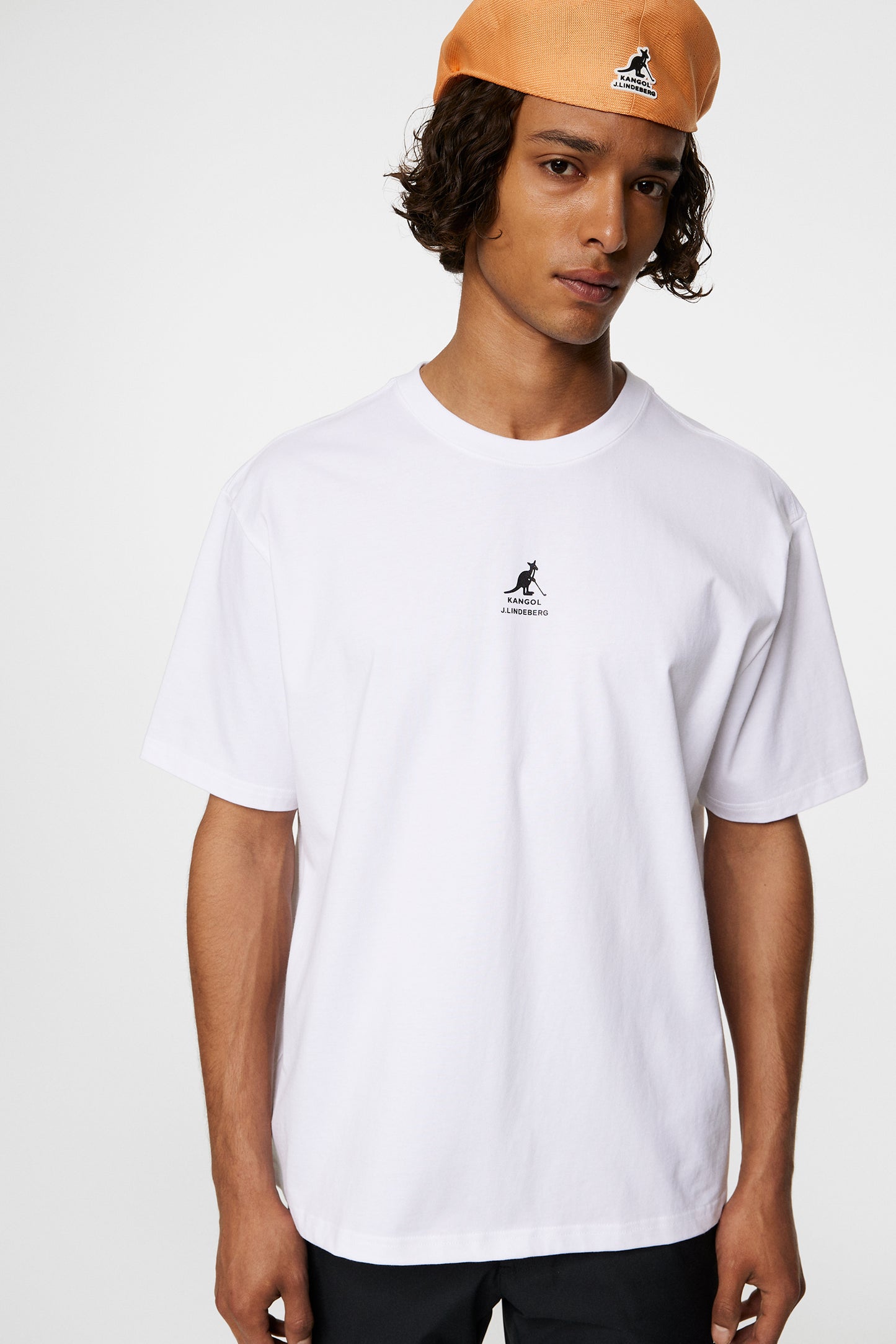 Davie T-shirt in White by J.Lindeberg