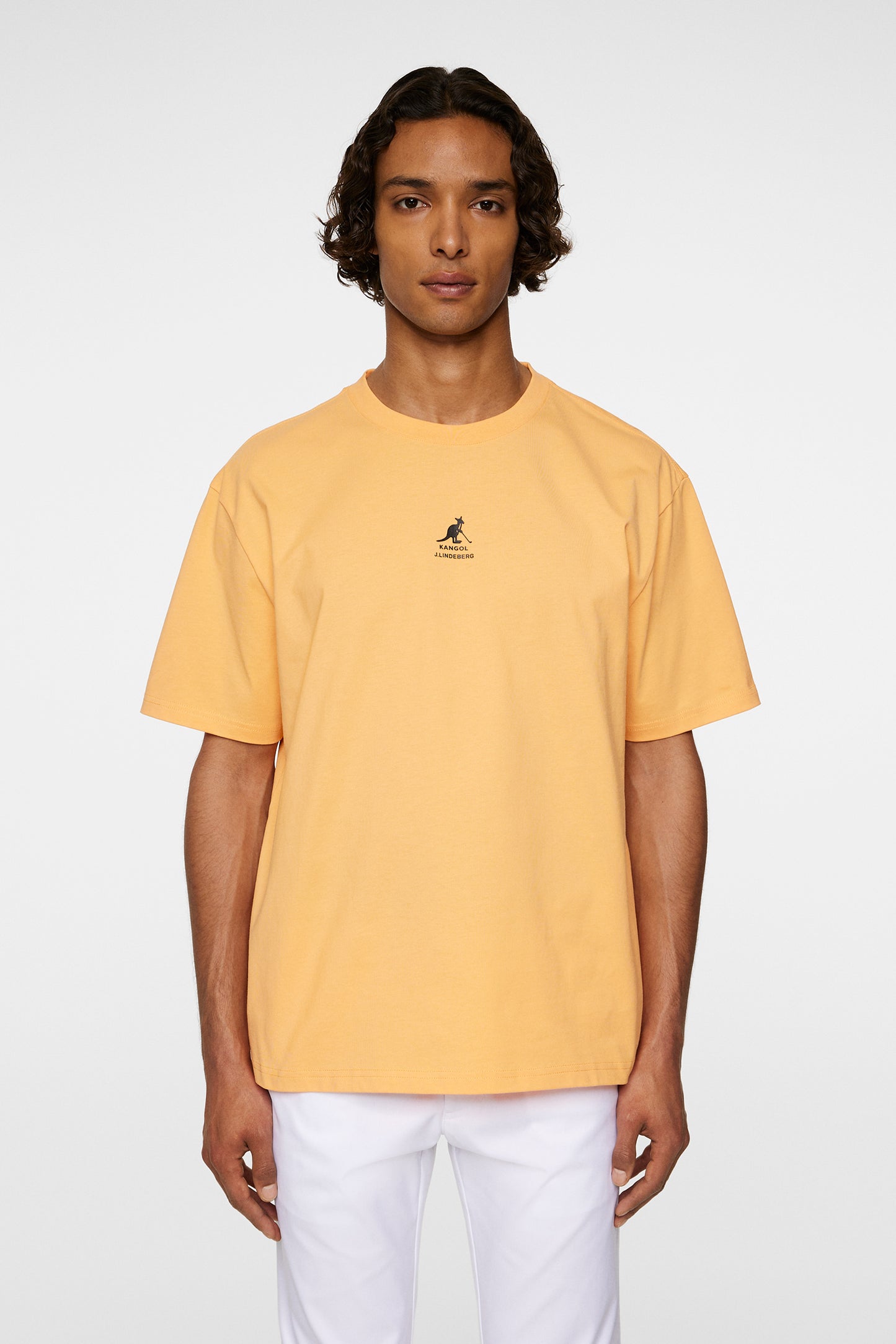Davie T-shirt in Mock Orange by J.Lindeberg