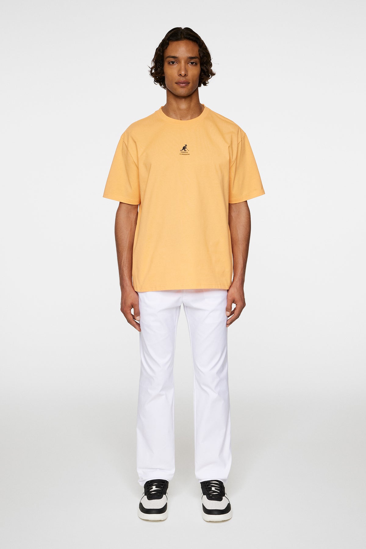 Davie T-shirt in Mock Orange by J.Lindeberg