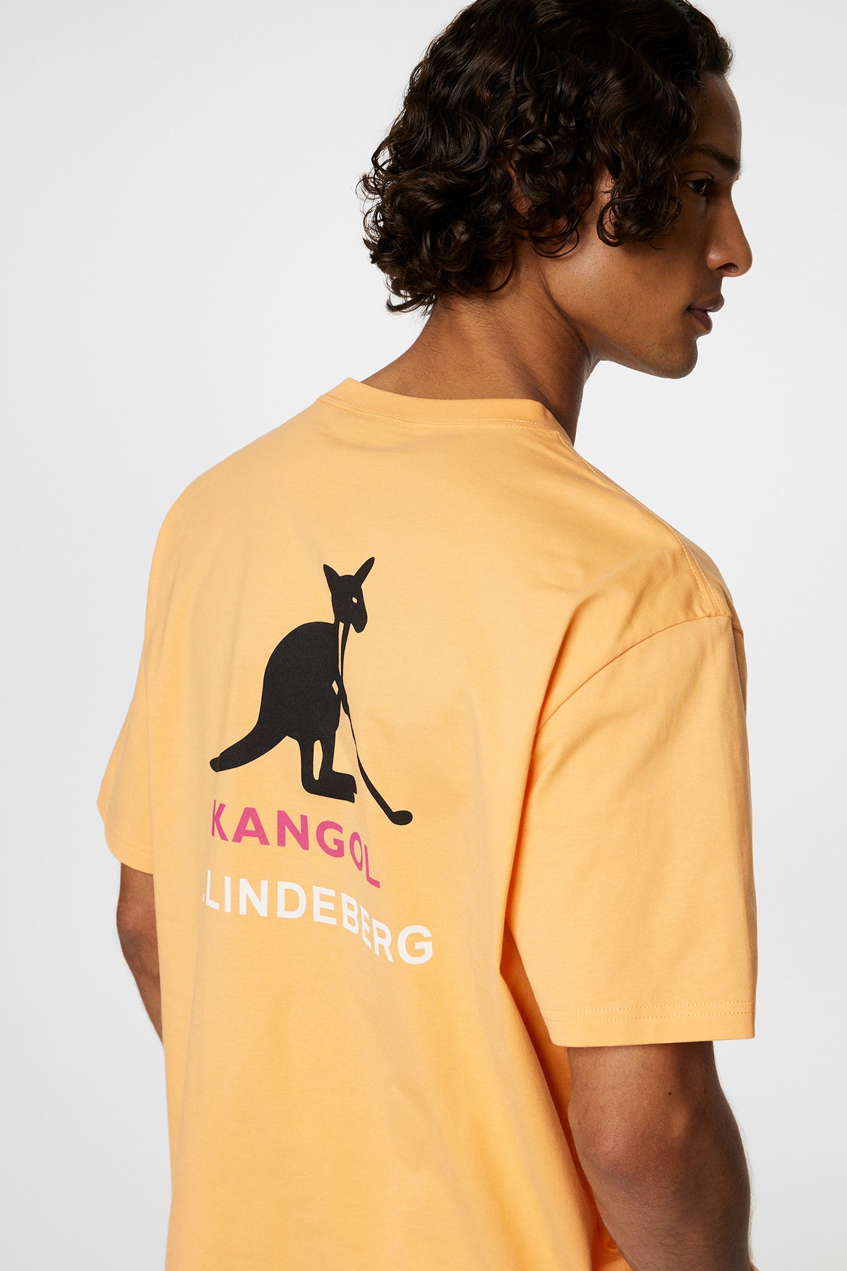 Davie T-shirt in Mock Orange by J.Lindeberg