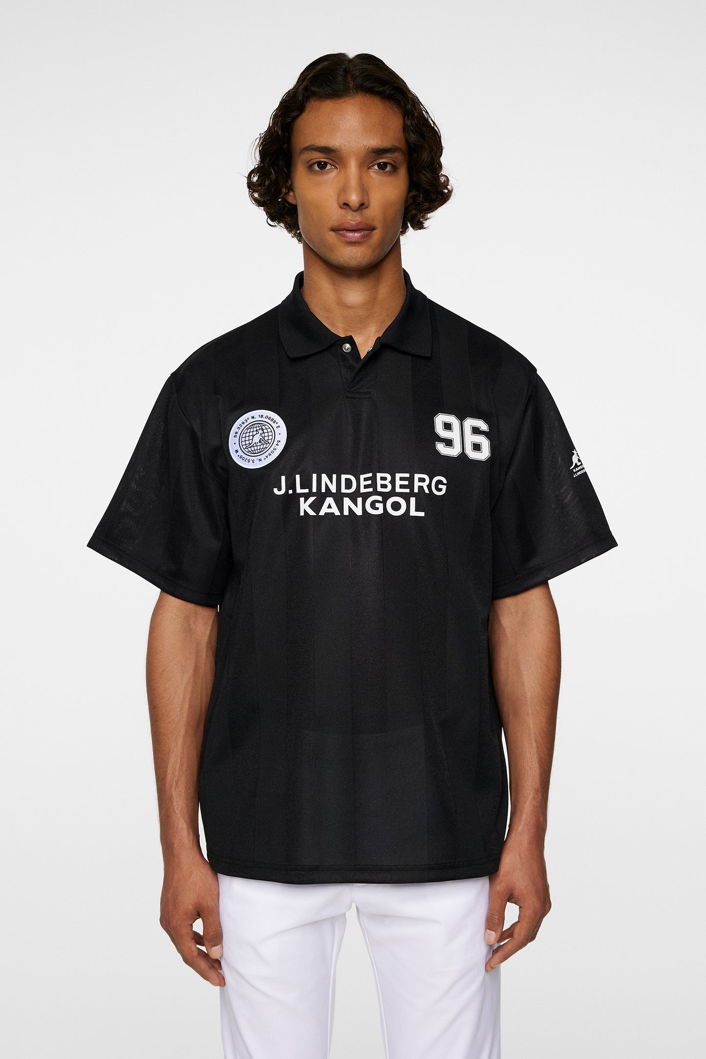 Paul Football Jersey in Black by J.Lindeberg