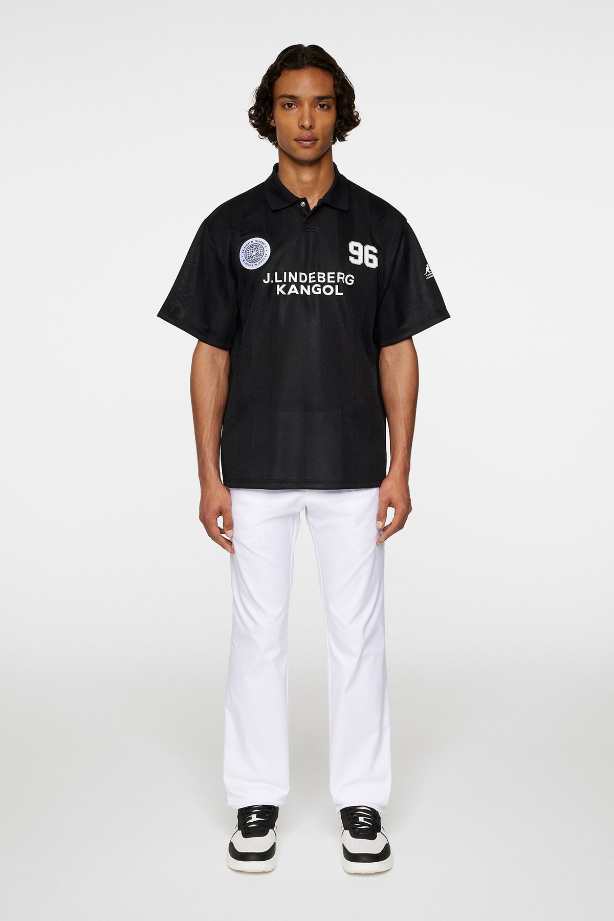 Paul Football Jersey in Black by J.Lindeberg