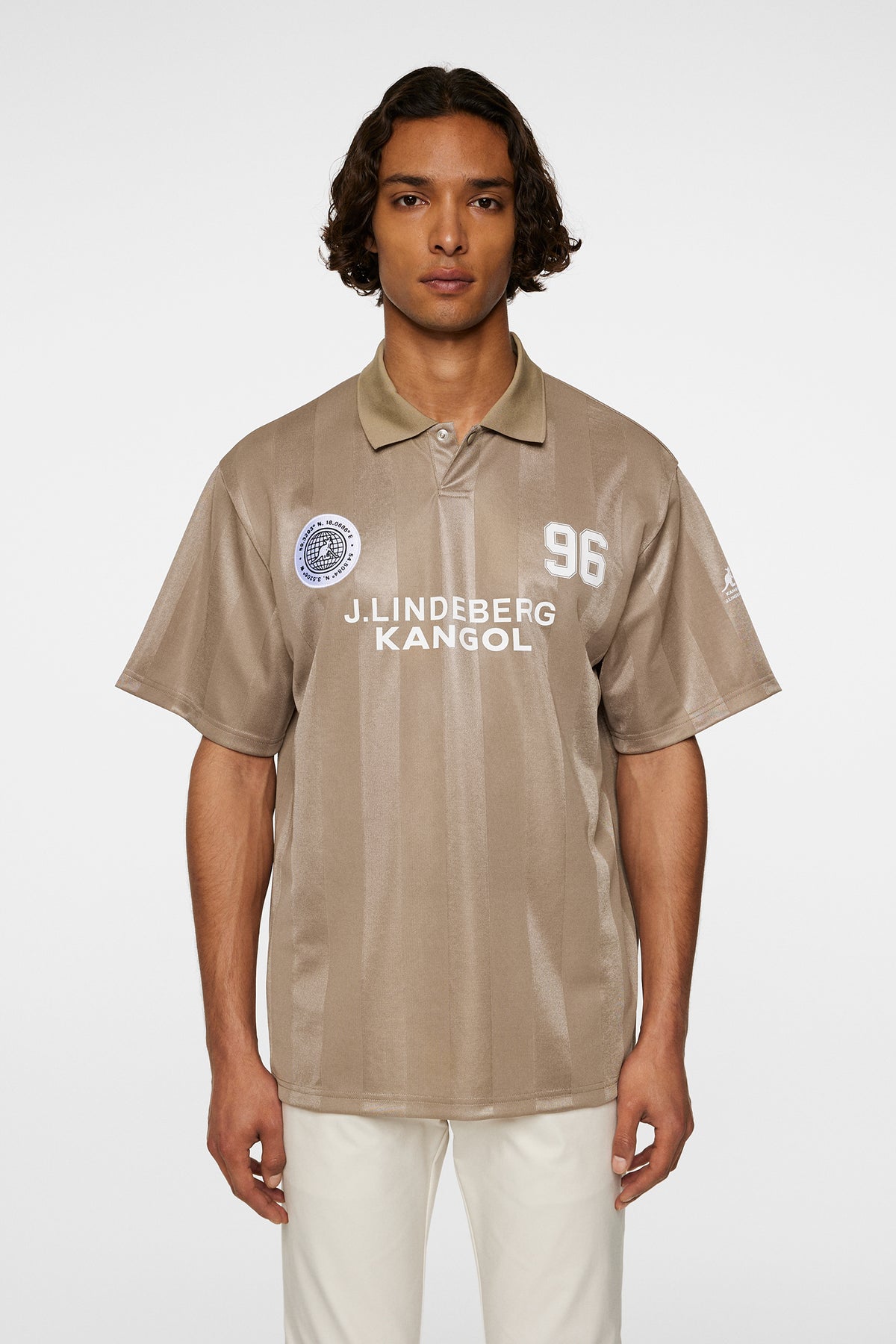 Paul Football Jersey in Vintage Khaki by J.Lindeberg