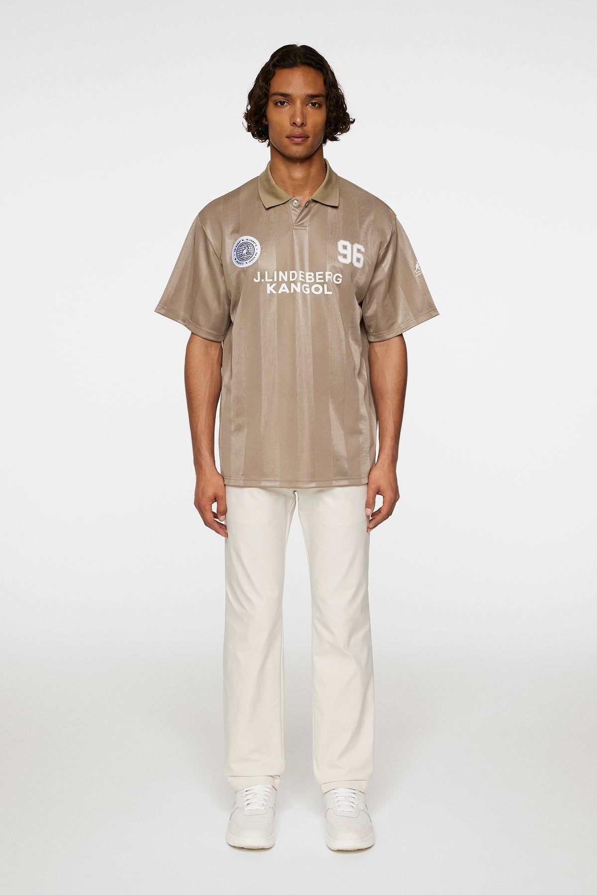 Paul Football Jersey in Vintage Khaki by J.Lindeberg