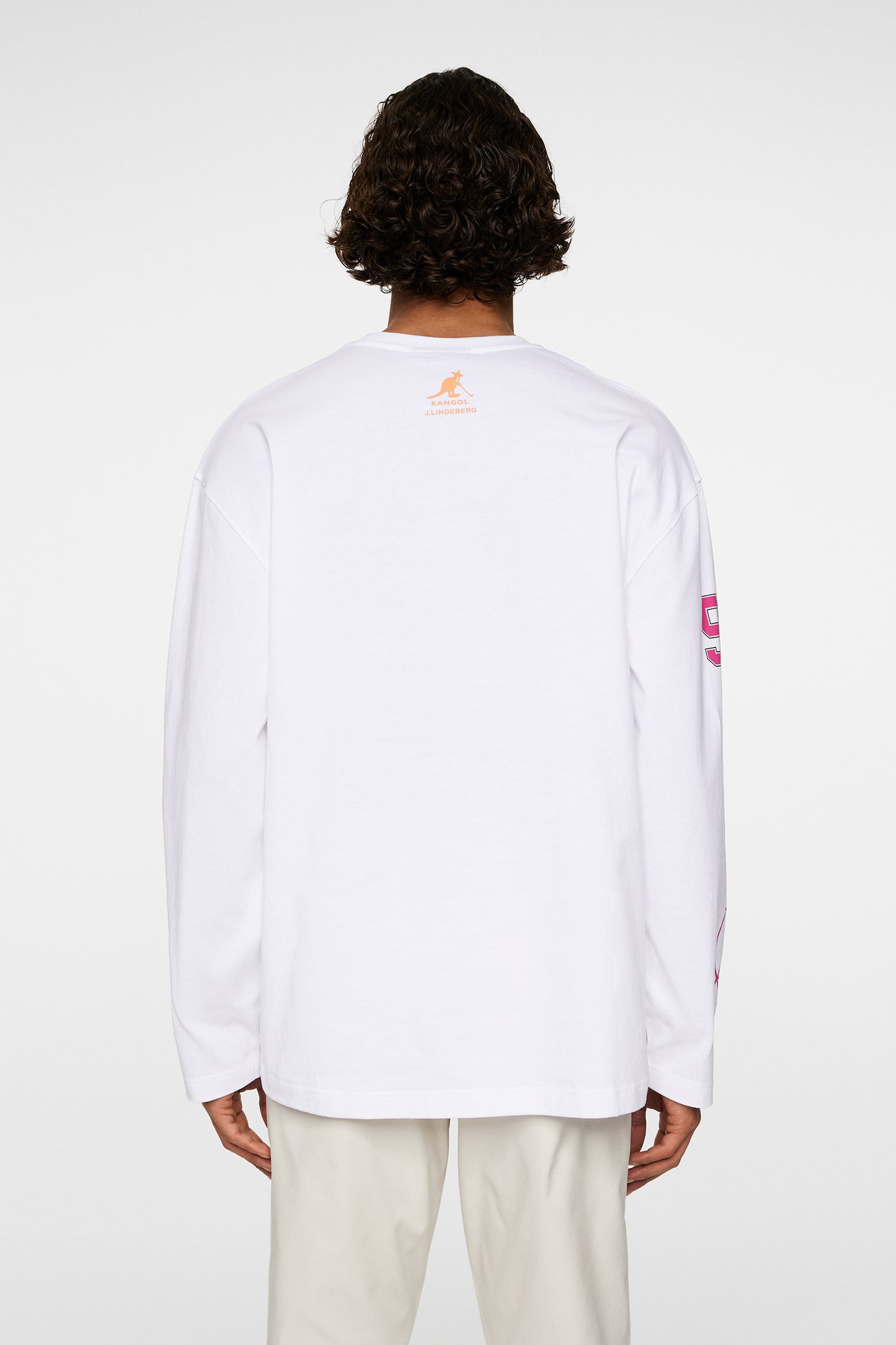 Davie LS T-shirt in White by J.Lindeberg