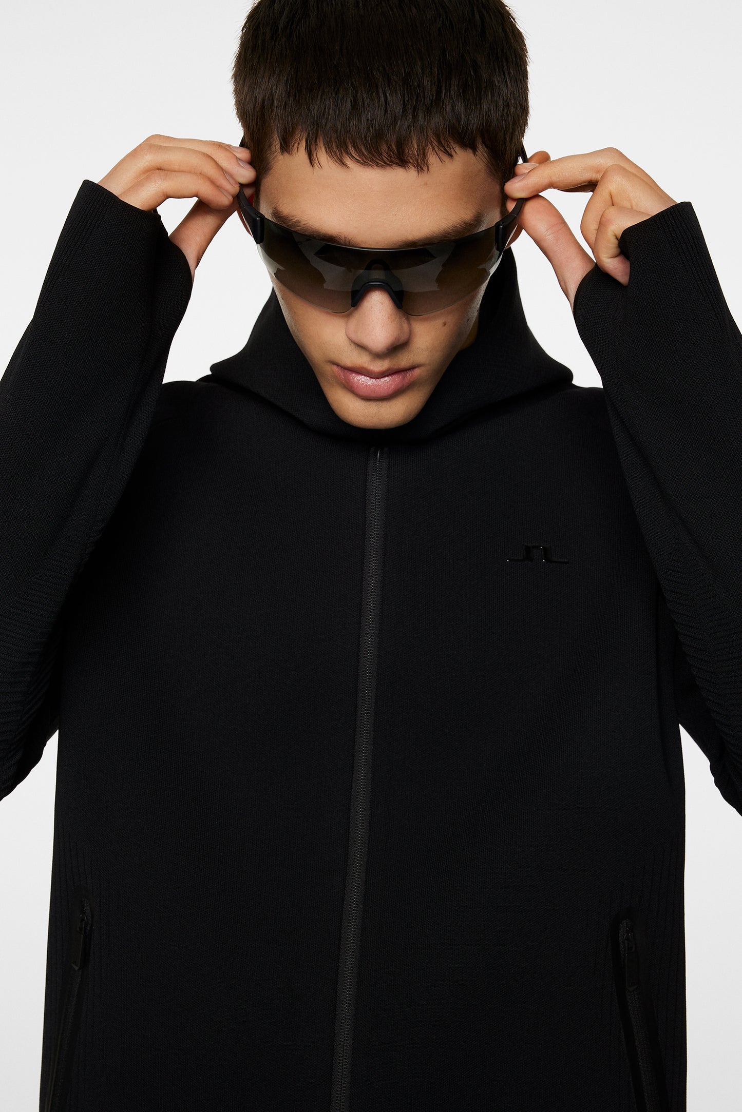 Thomas Tech Knit in Black by J.Lindeberg