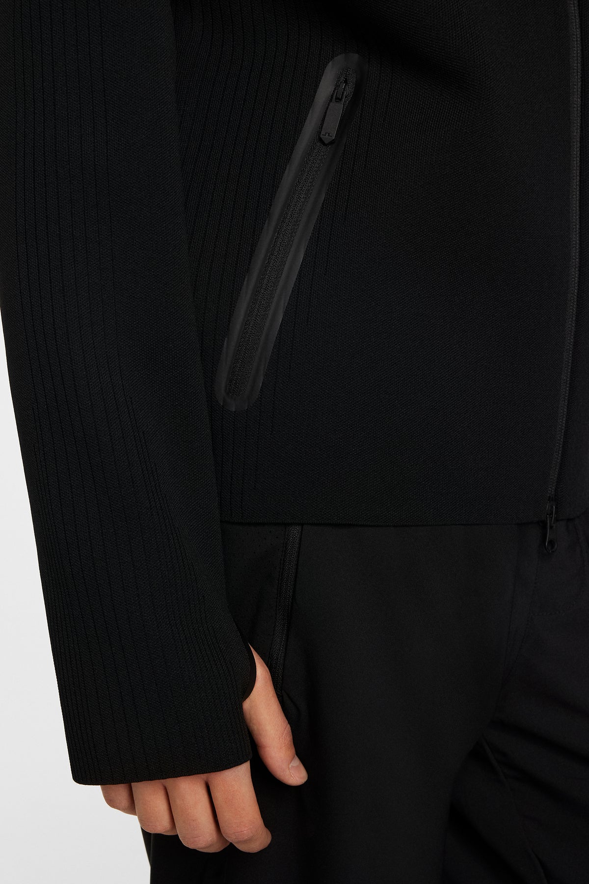 Thomas Tech Knit in Black by J.Lindeberg