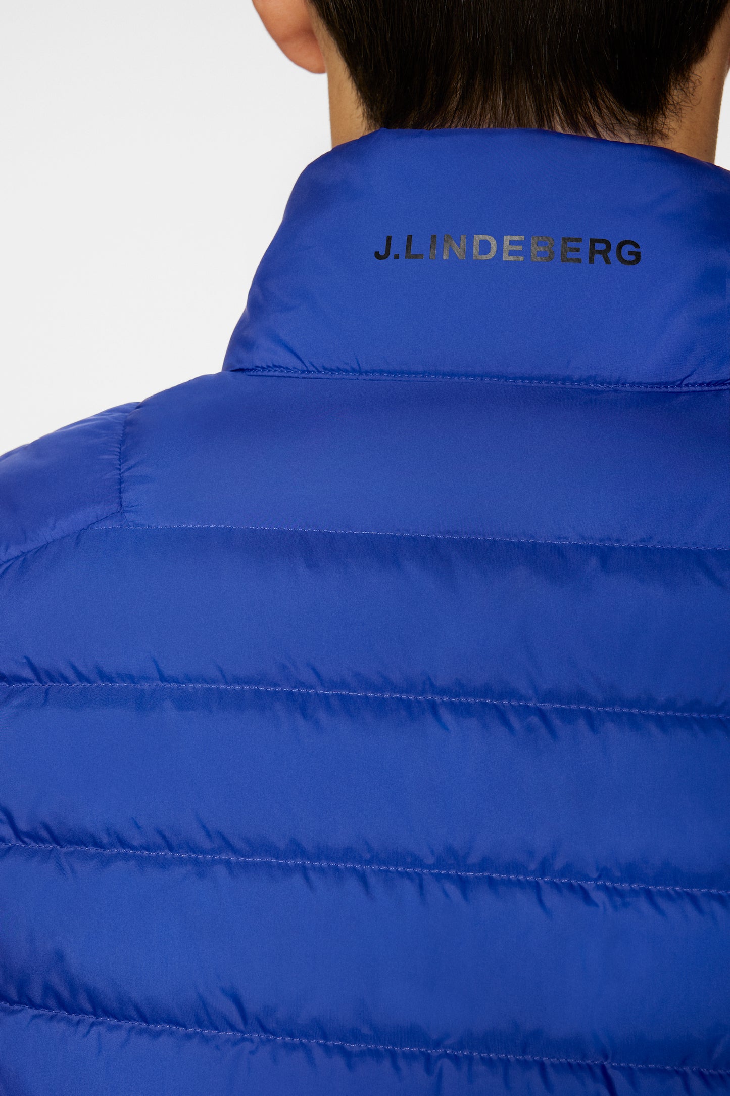 Oden Light Down Vest in Clematis Blue by J.Lindeberg