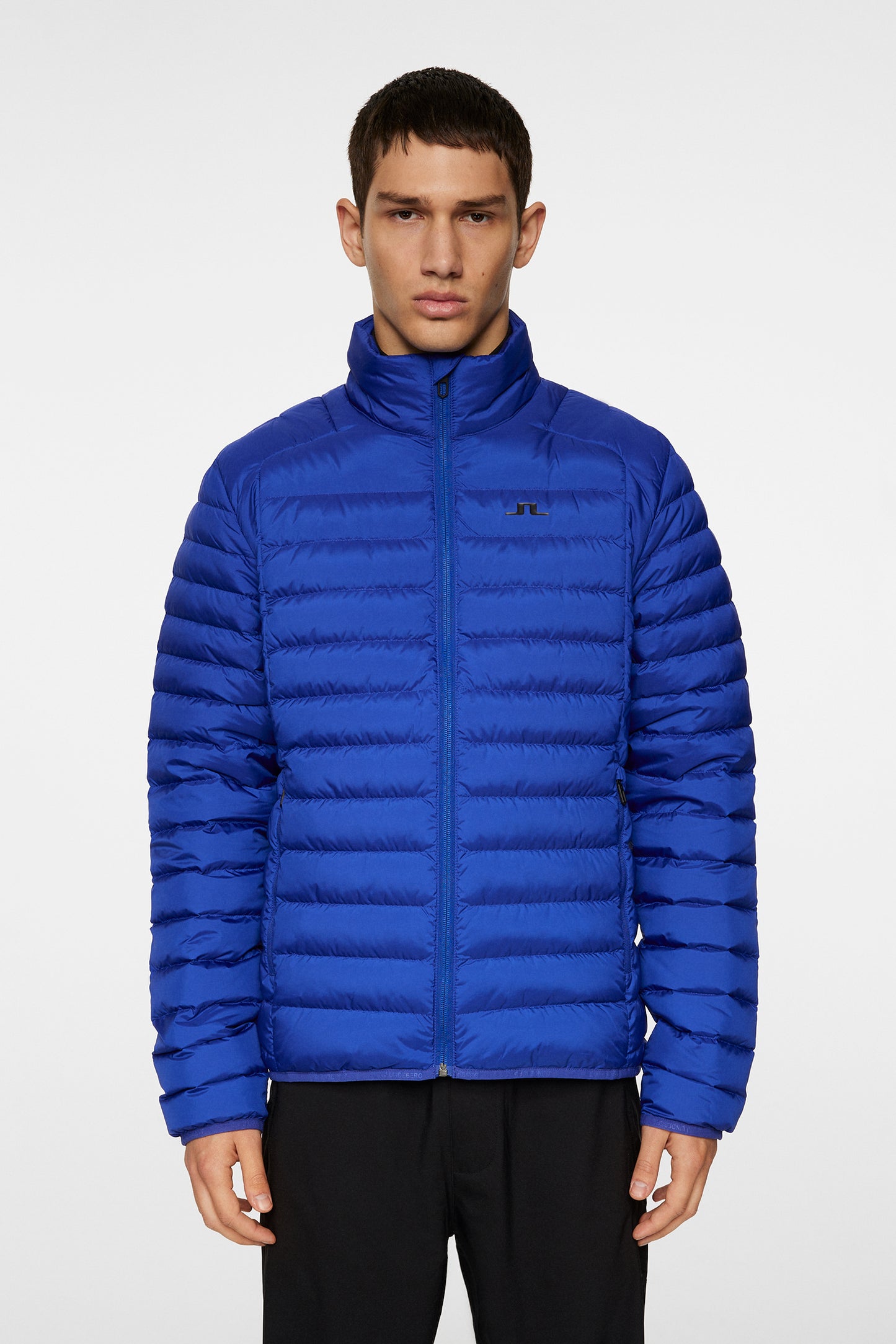 Oden Light Down Jacket in Clematis Blue by J.Lindeberg