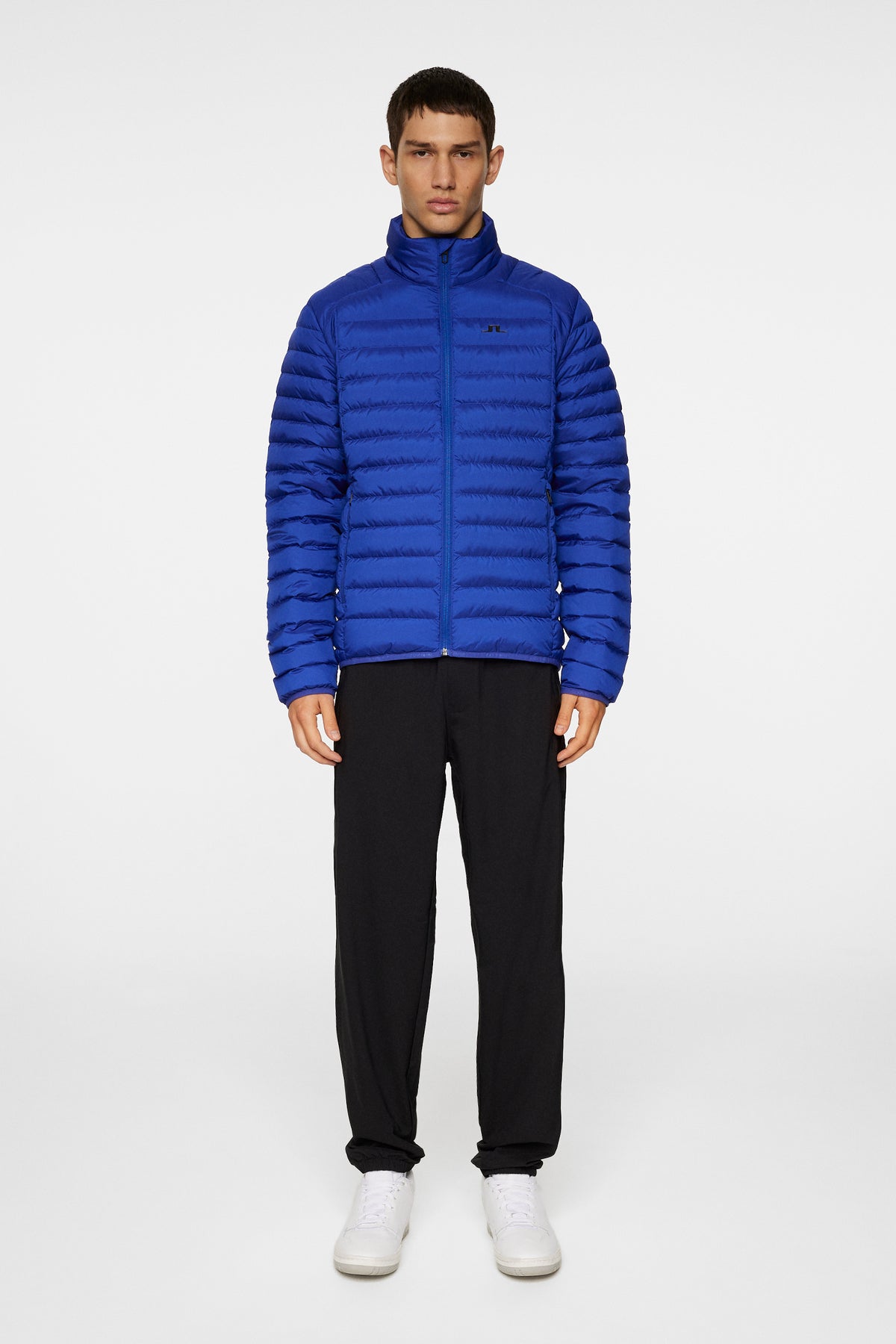 Oden Light Down Jacket in Clematis Blue by J.Lindeberg