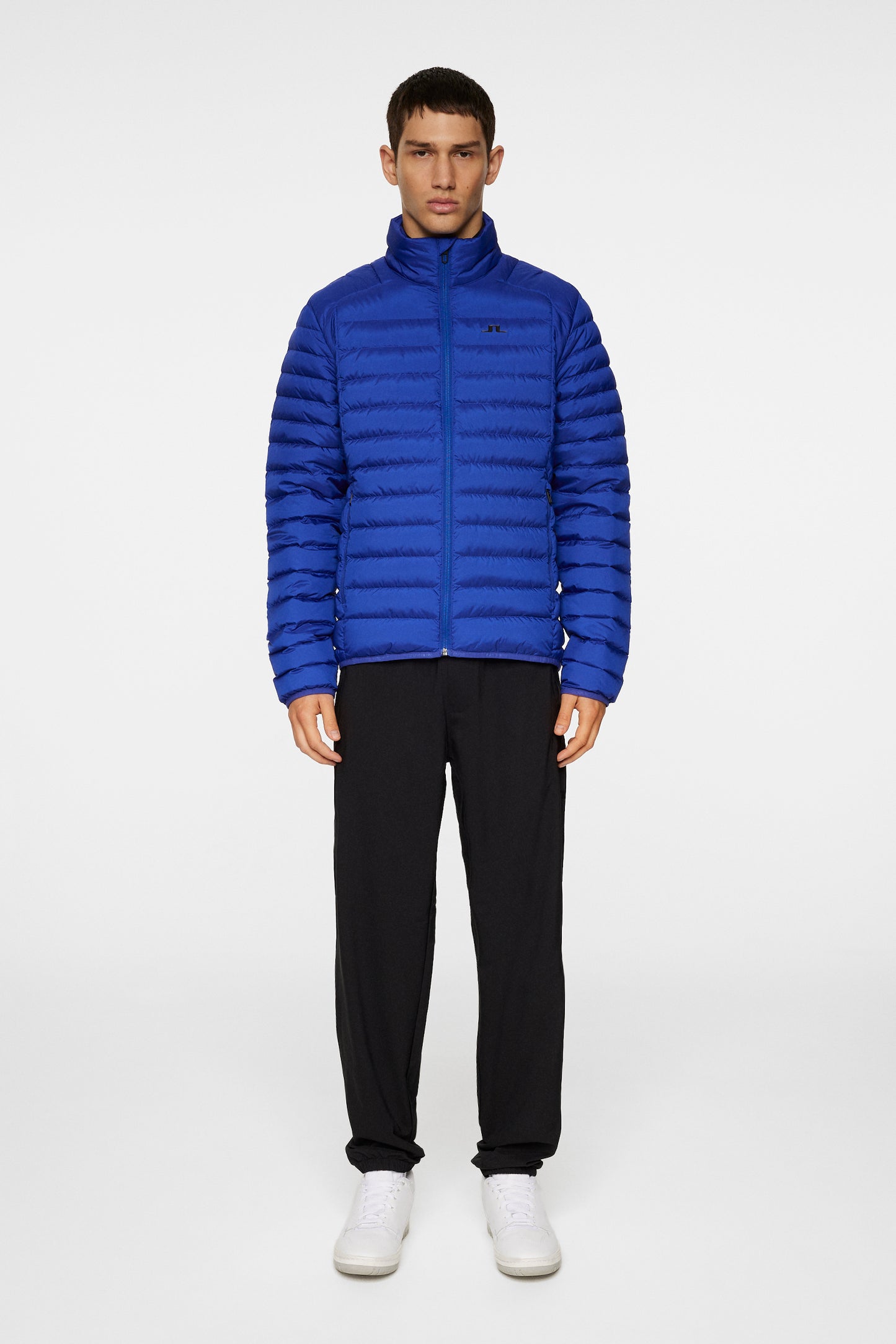 Oden Light Down Jacket in Clematis Blue by J.Lindeberg