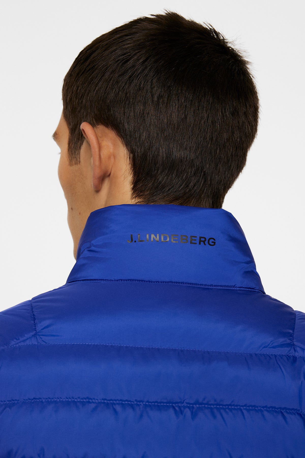 Oden Light Down Jacket in Clematis Blue by J.Lindeberg