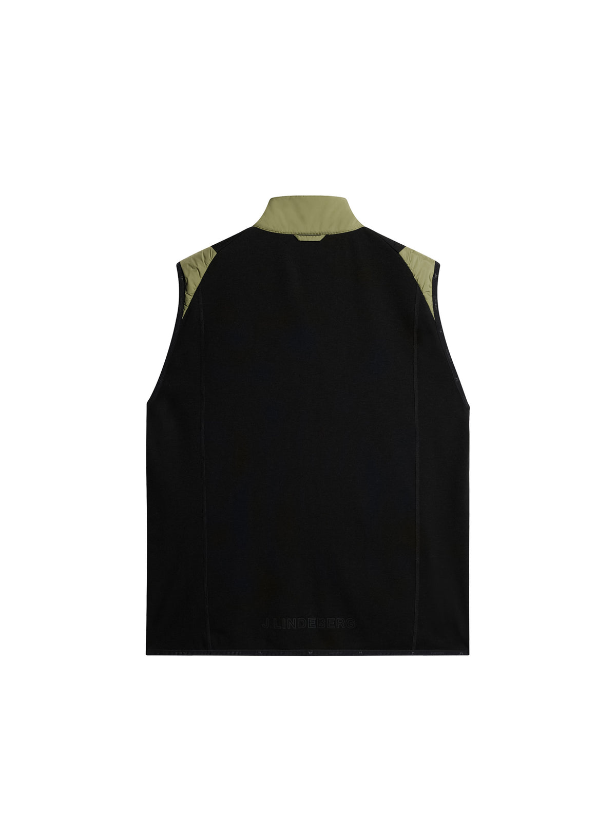 Scott Hybrid Vest in Oil Green by J.Lindeberg
