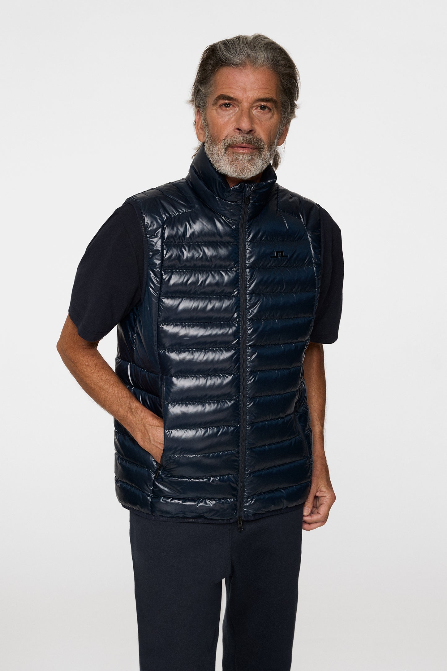 Oden Light Down Vest in JL Navy by J.Lindeberg
