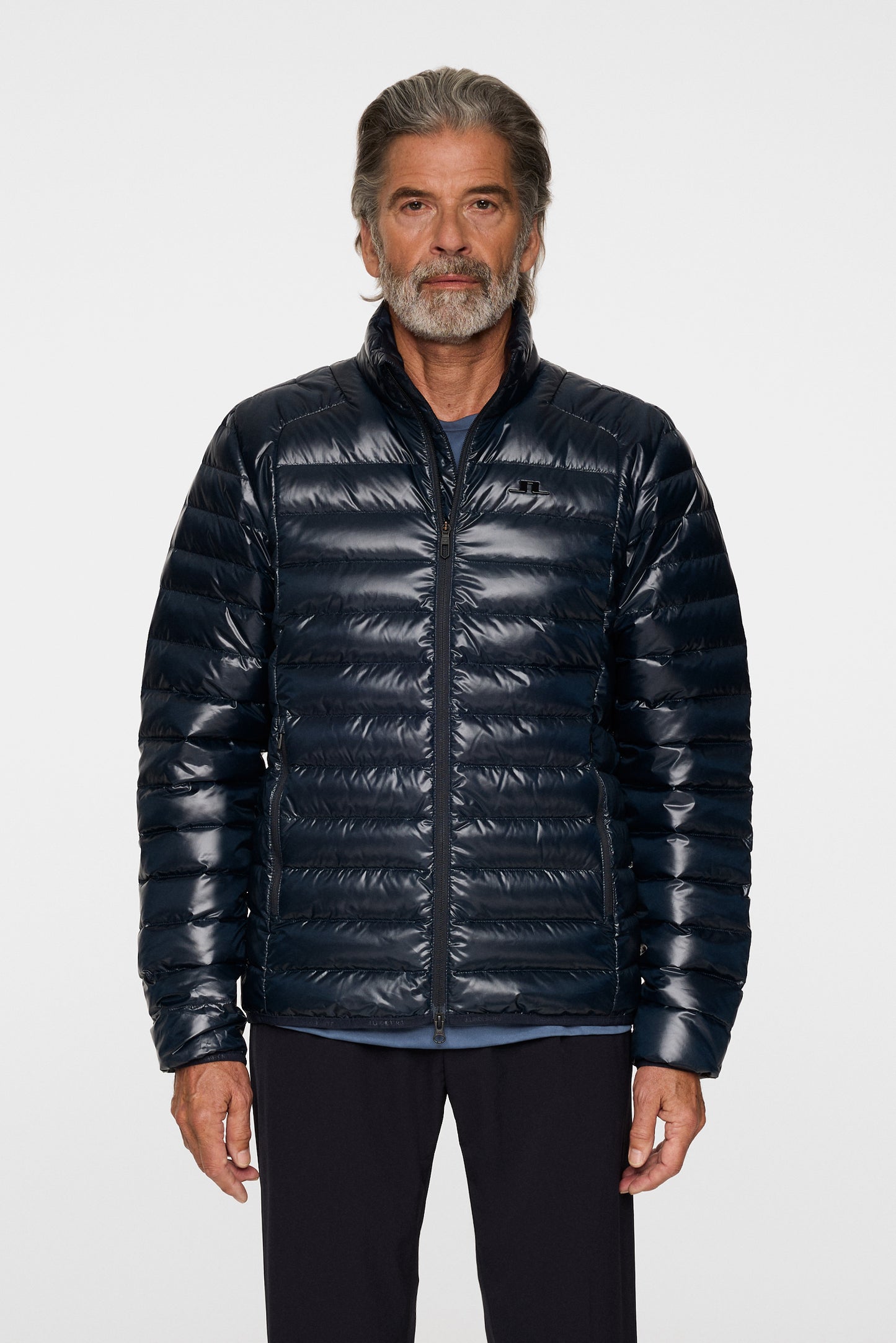 Oden Light Down Jacket in JL Navy by J.Lindeberg