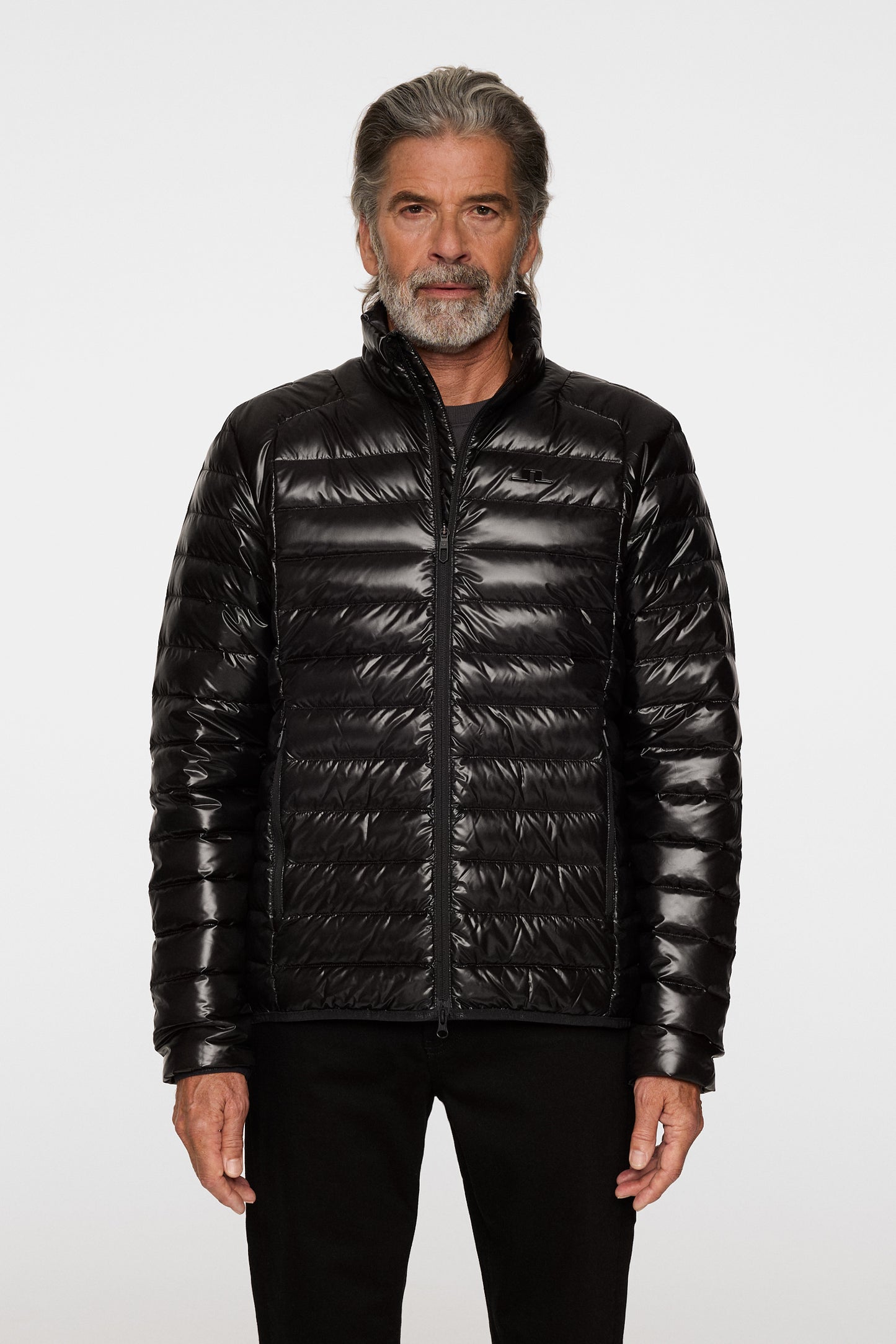 Oden Light Down Jacket in Black by J.Lindeberg