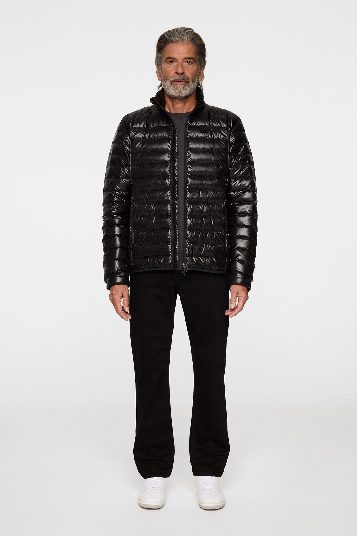 Oden Light Down Jacket in Black by J.Lindeberg