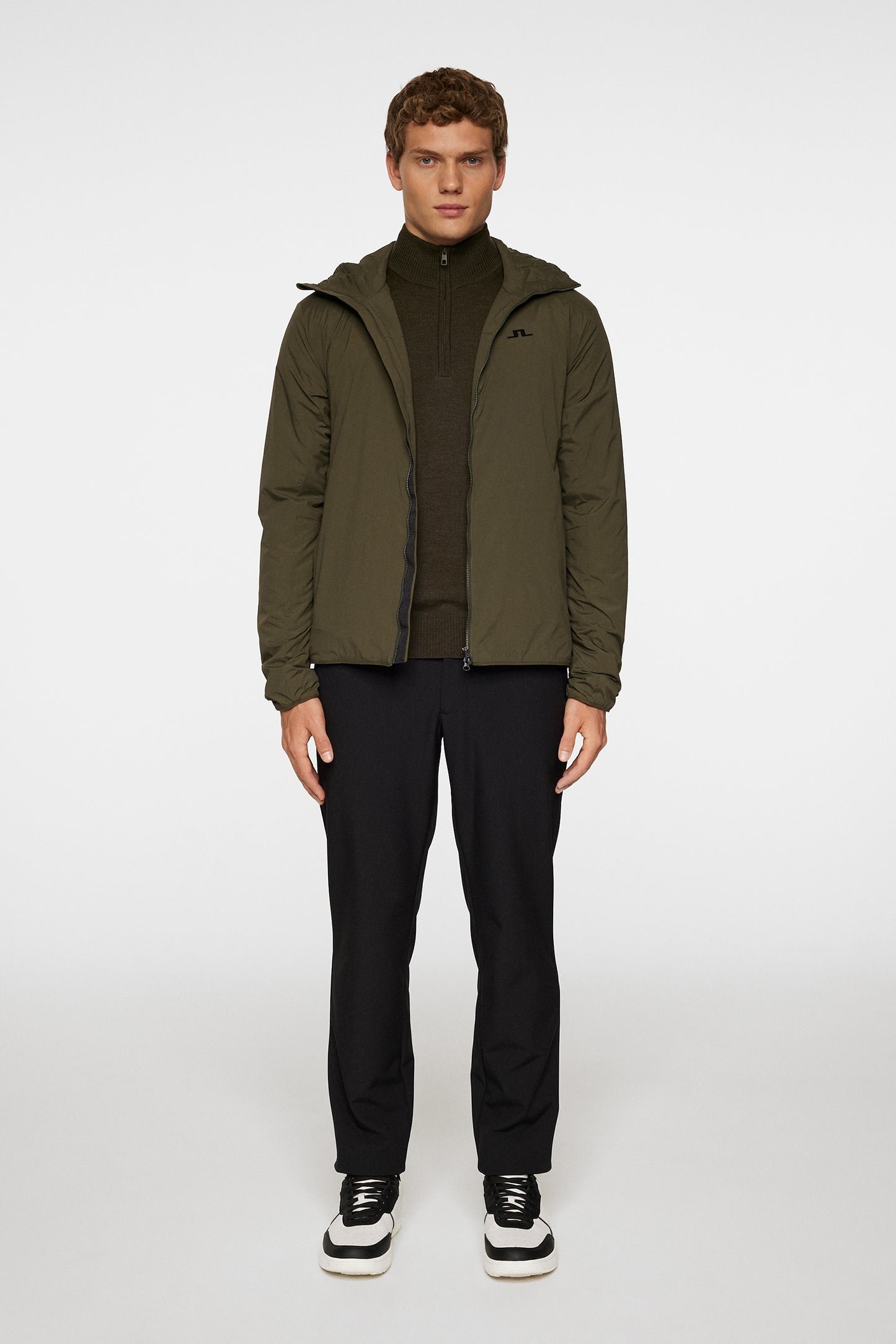 Clinton Hood in Forest Green by J.Lindeberg