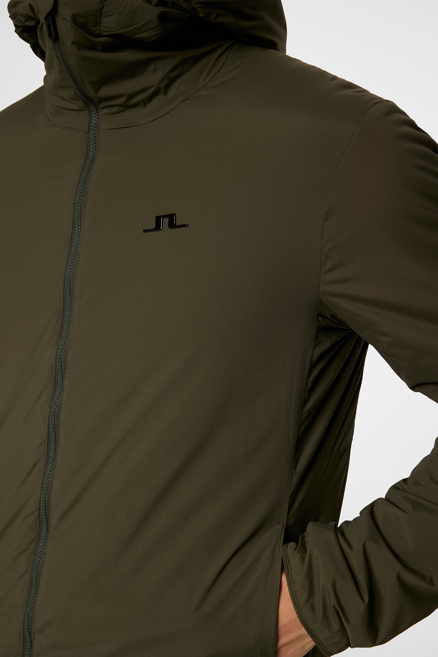 Clinton Hood in Forest Green by J.Lindeberg